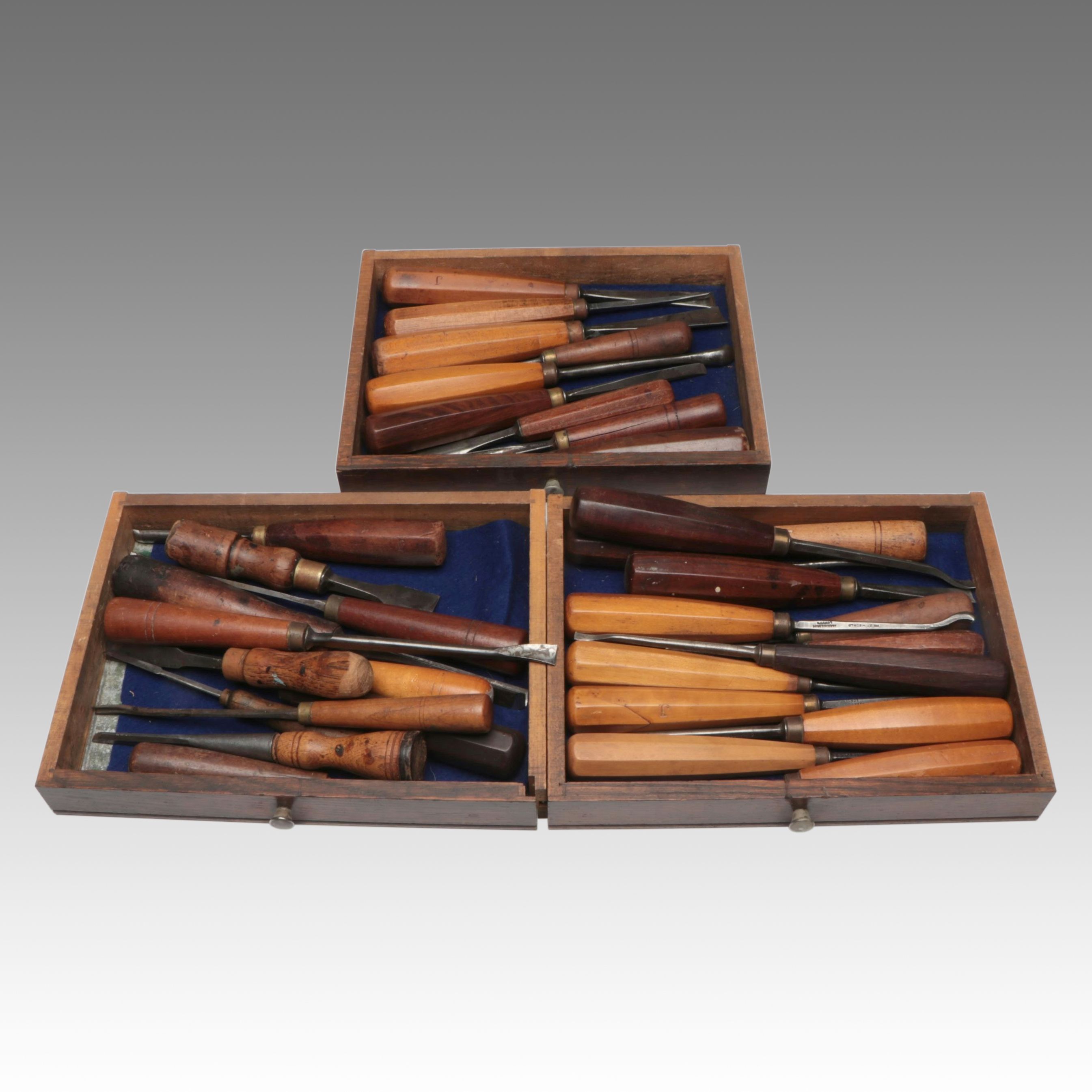 Herring Bros. S. J. Addis and More Antique Woodworking Chisels