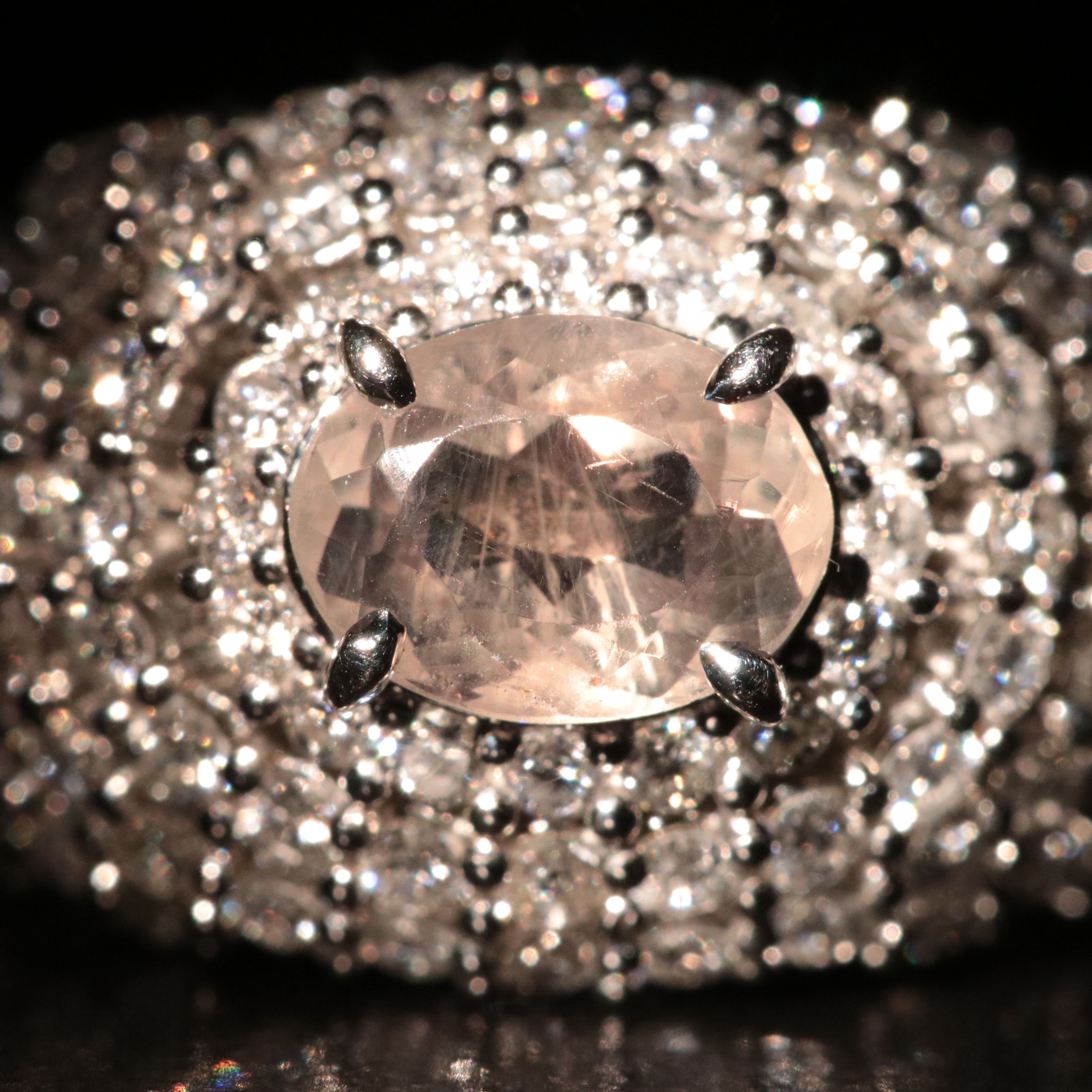 Platinum 1.10 CT Alexandrite and 1.44 CTW Diamond Dome Ring, Online GIA Report