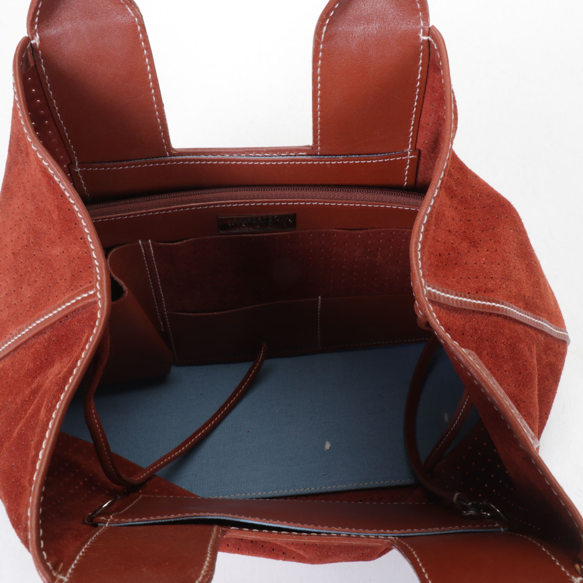 Lambertson Truex Suede & Leather Handbag with MZ Wallace Quilted Tote