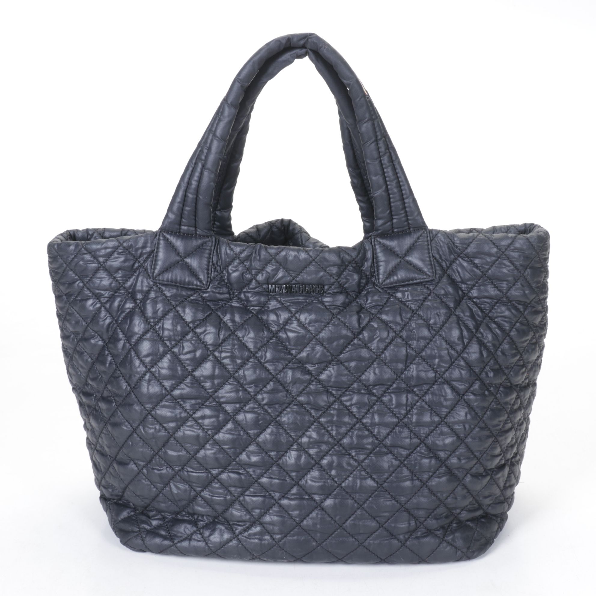 Lambertson Truex Suede & Leather Handbag with MZ Wallace Quilted Tote