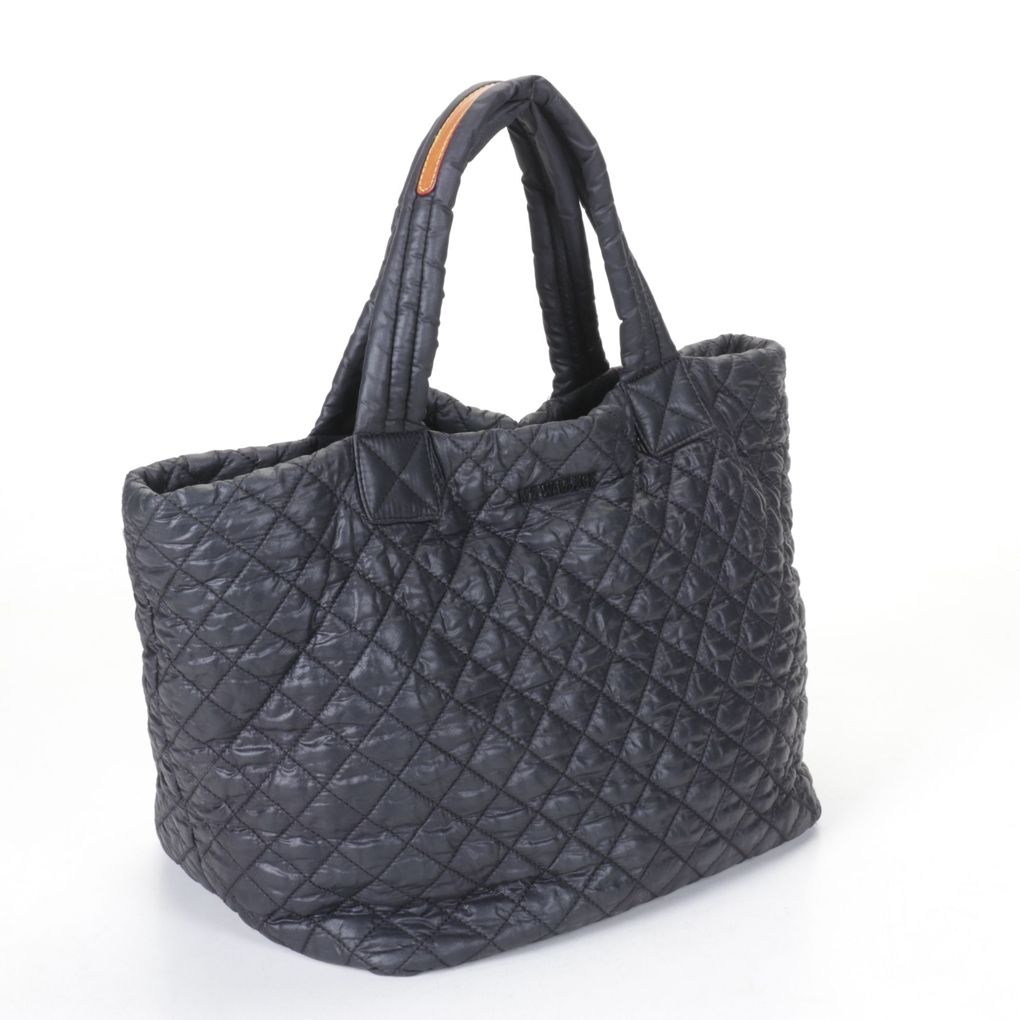 Lambertson Truex Suede & Leather Handbag with MZ Wallace Quilted Tote