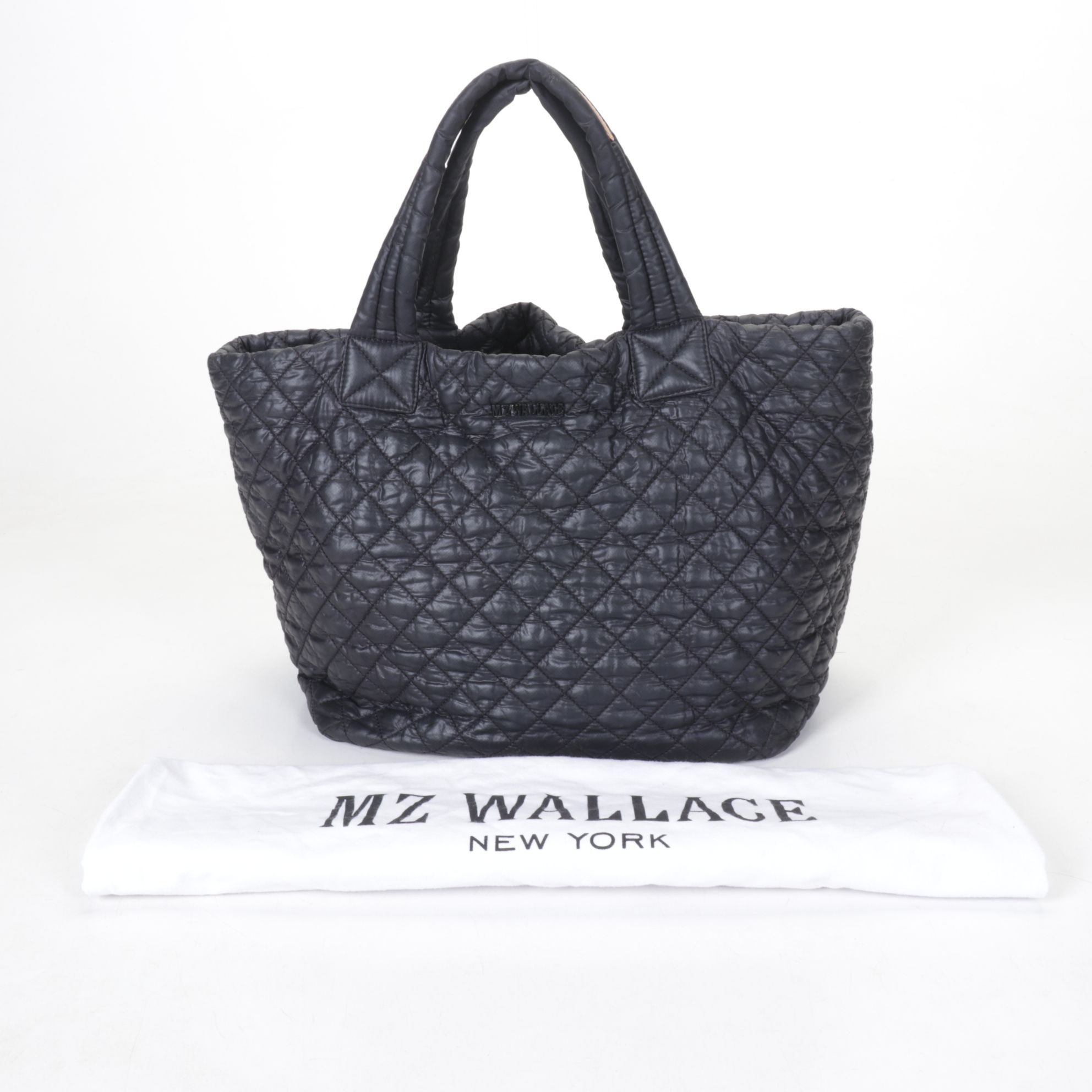 Lambertson Truex Suede & Leather Handbag with MZ Wallace Quilted Tote