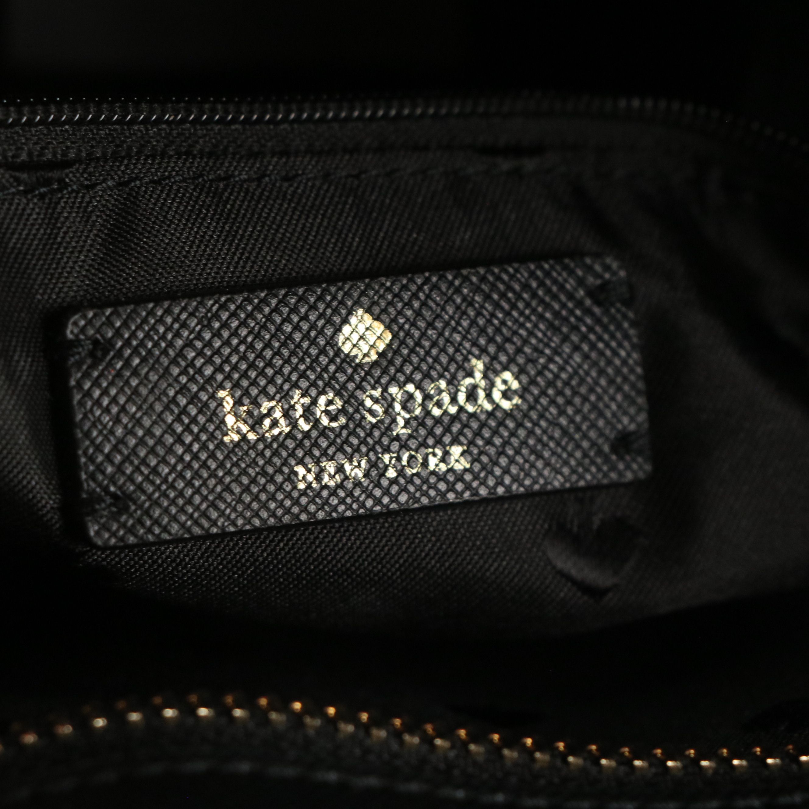 Kate Spade Black Glitter "Tinsel" Tote Bag, Brighton Embellished Leather Bag