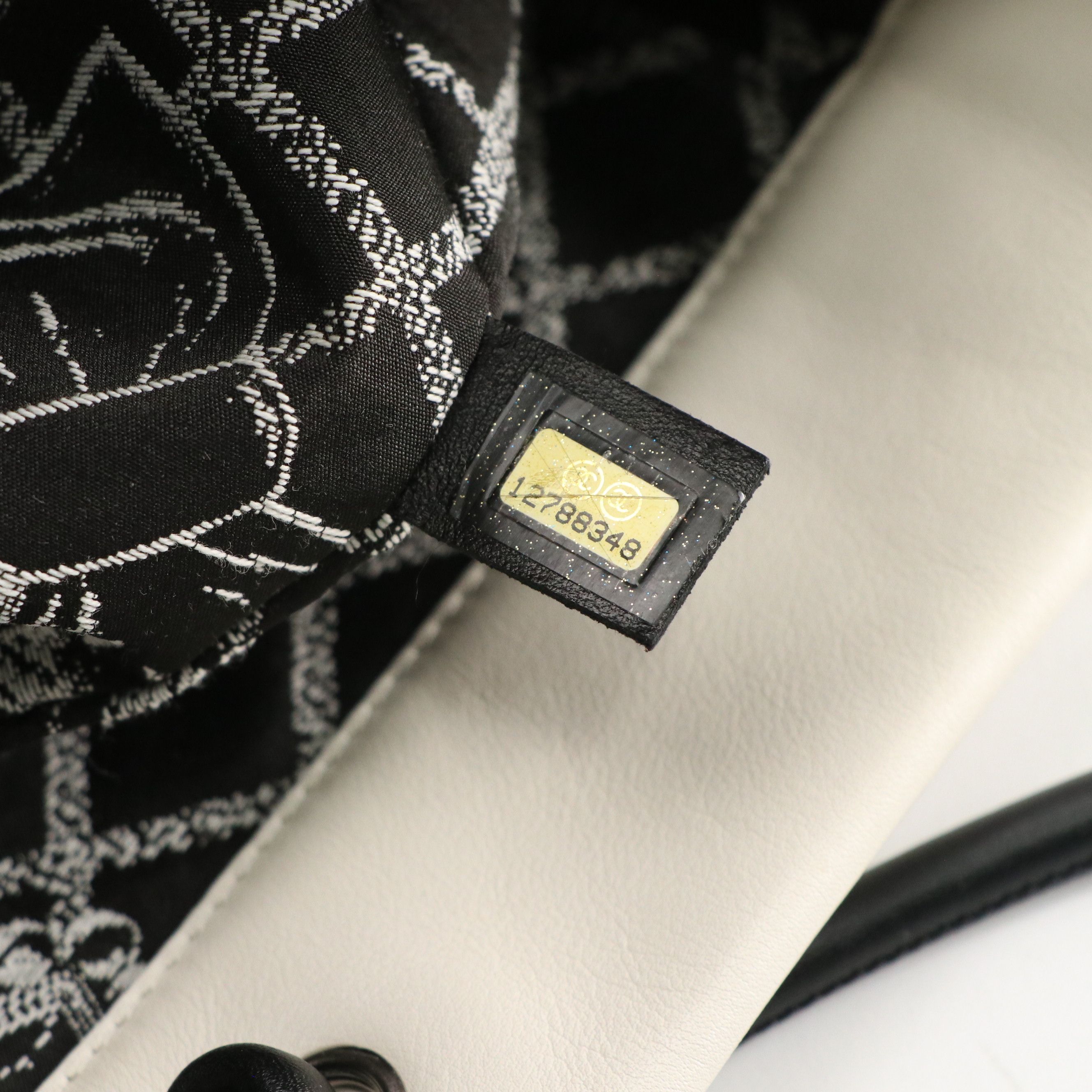 Chanel Large Essential 31 Rue Cambon Shopping Tote Bag in B&W Leather, With Tag