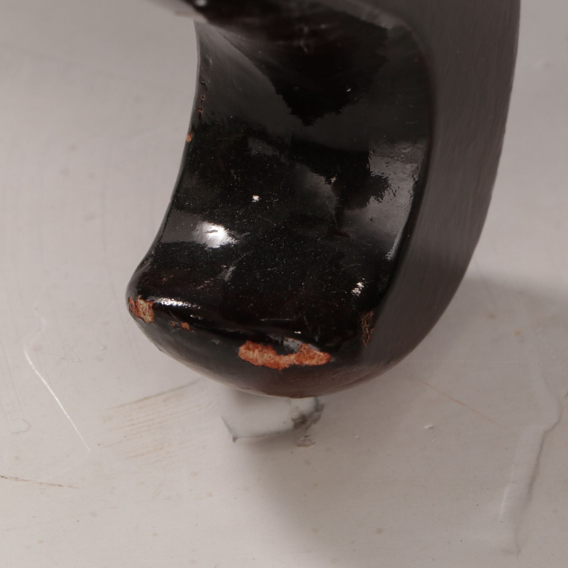 Chinese Ceramic Fishbowl Side Table with Glass Top