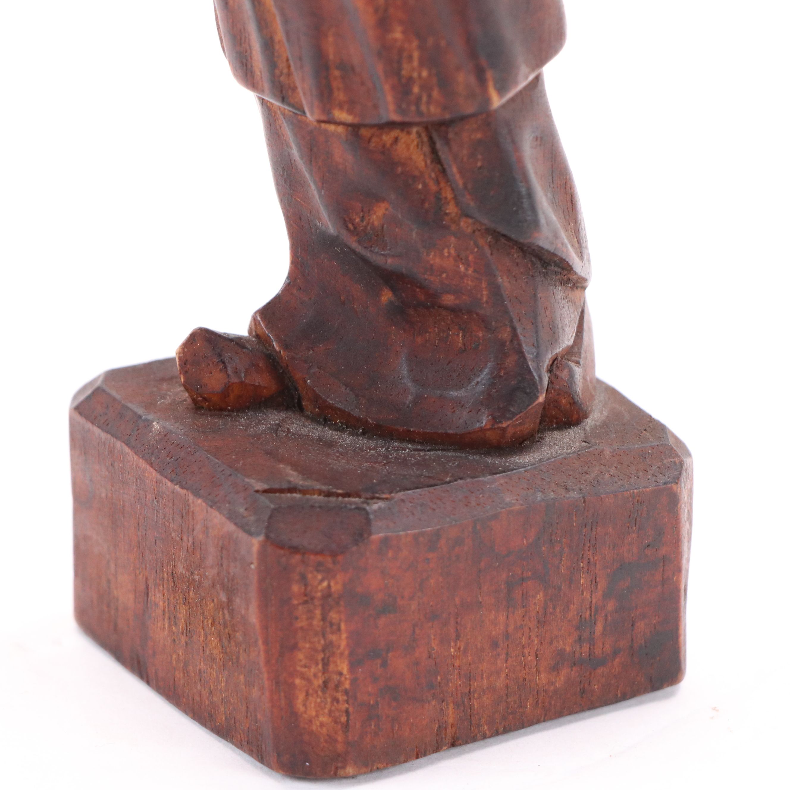 Chinese School Hand-Carved Wooden Figures