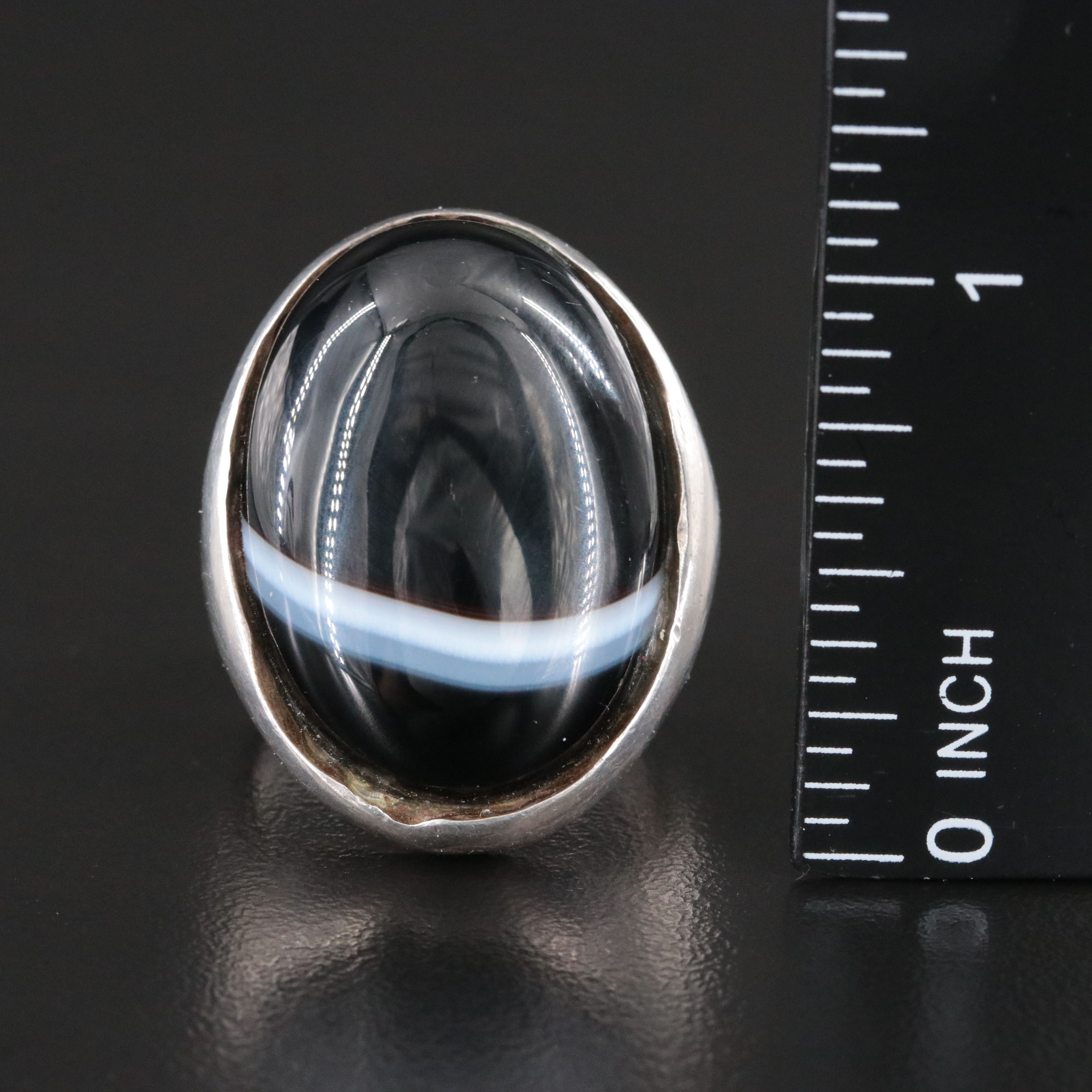 Kabana Sterling Onyx Ring