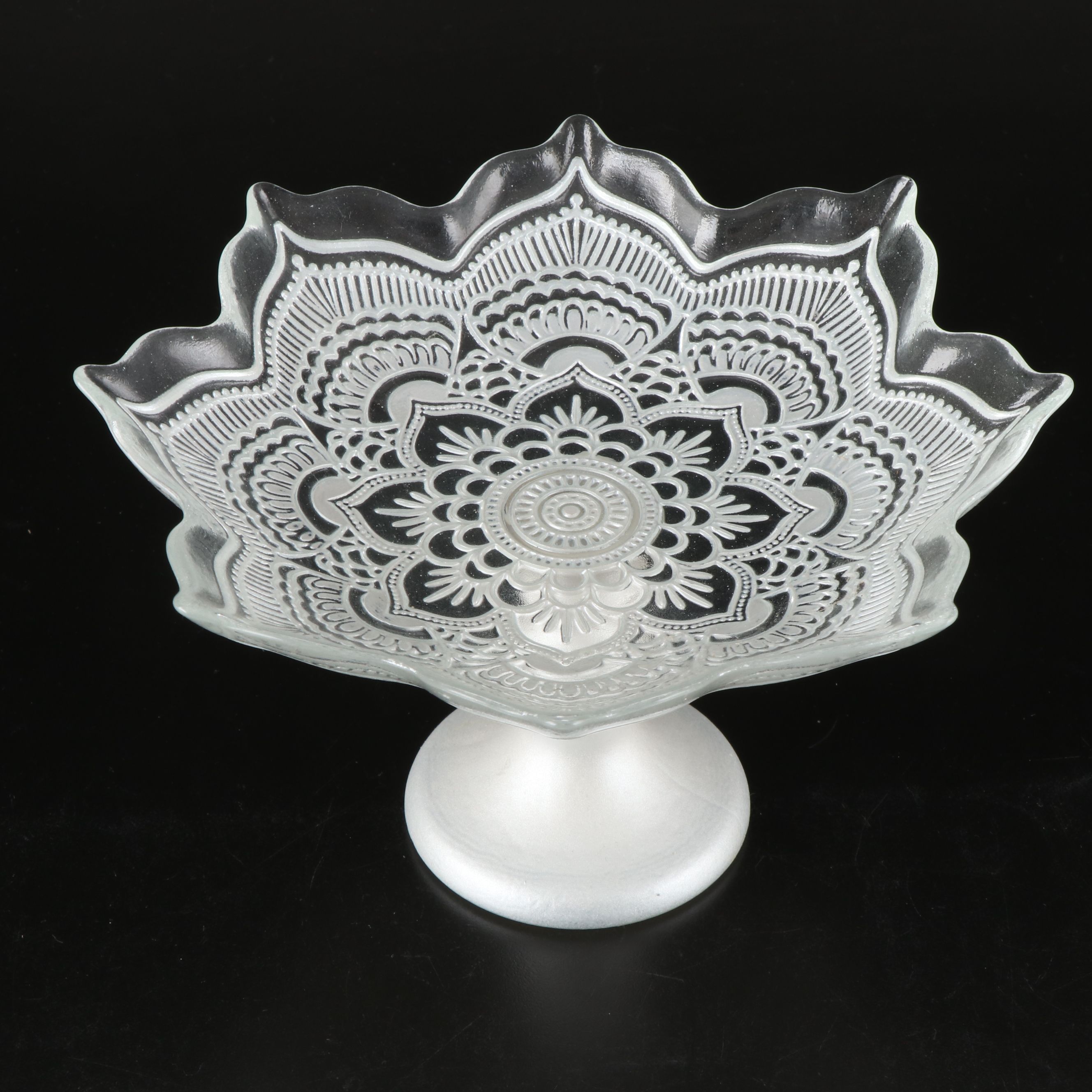 Westmoreland "Paneled Grape" Milk Glass Spooner with More Glass Tableware