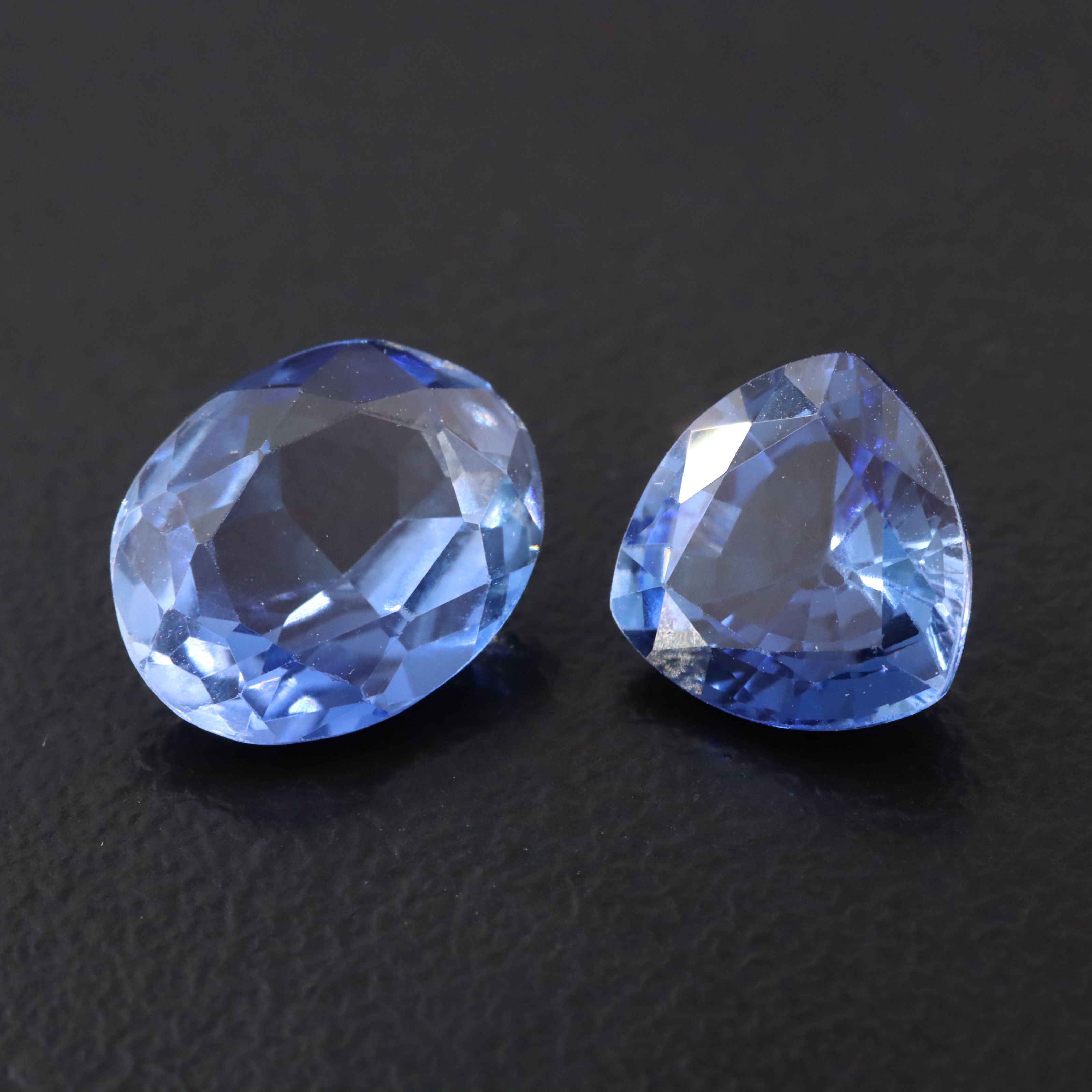 Loose 5.78 CTW Lab Grown Sapphires