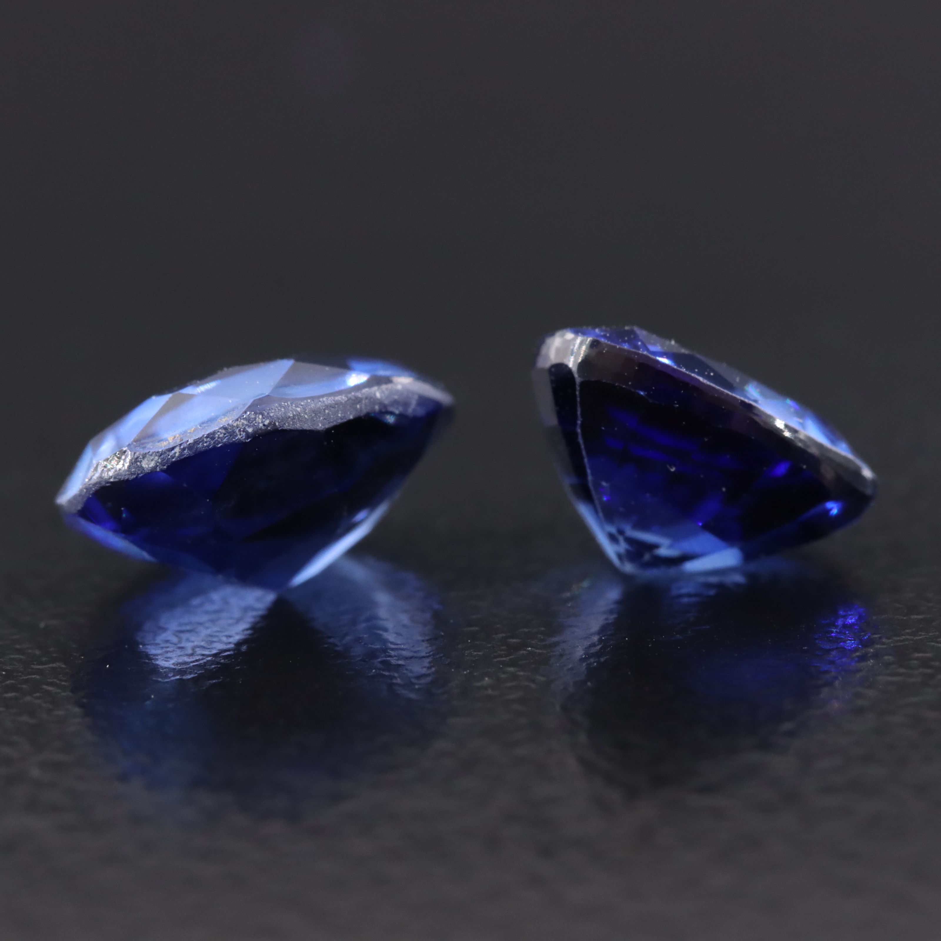 Loose 5.78 CTW Lab Grown Sapphires
