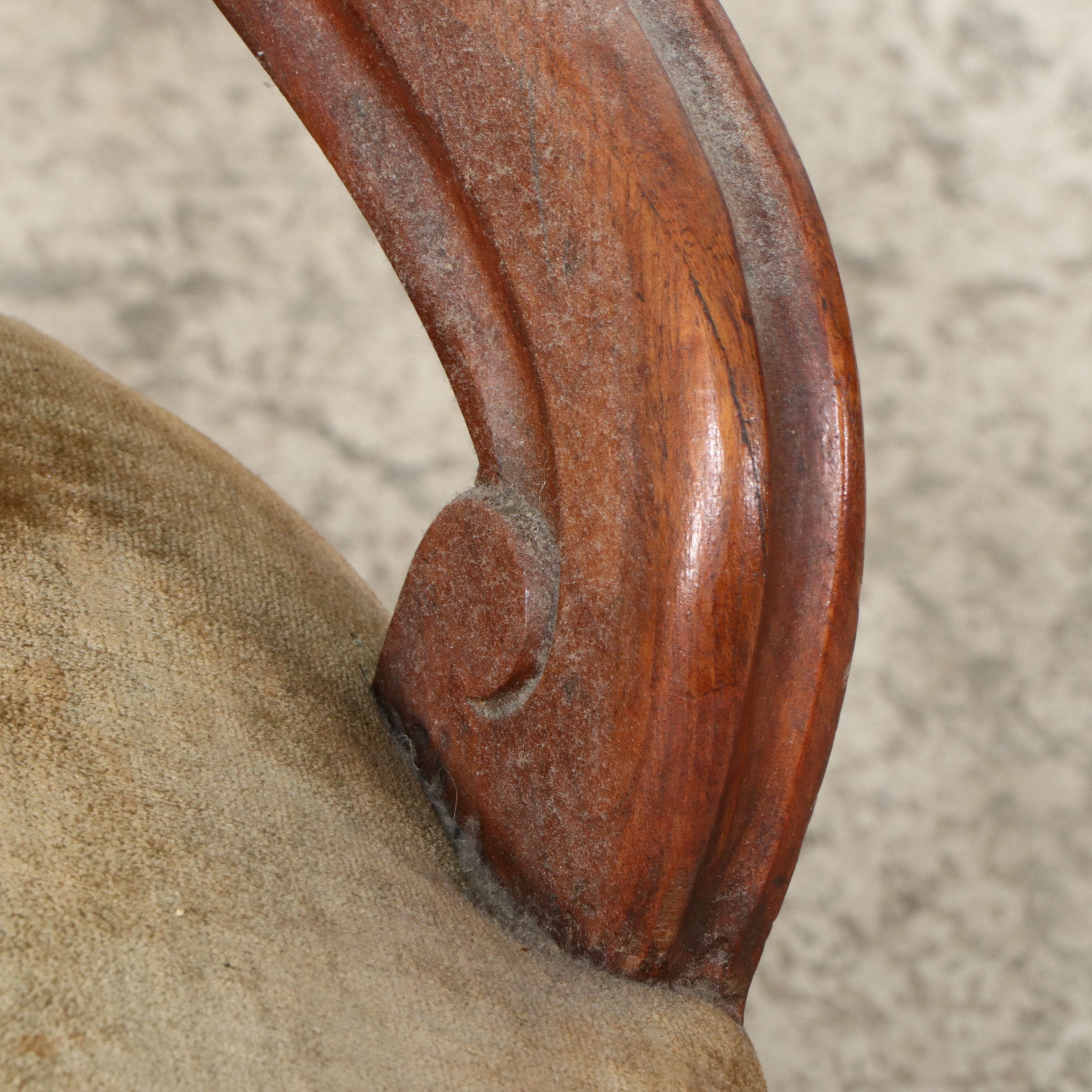 Victorian Rococo Revival Carved Walnut Side Chair, Circa 1860–1880