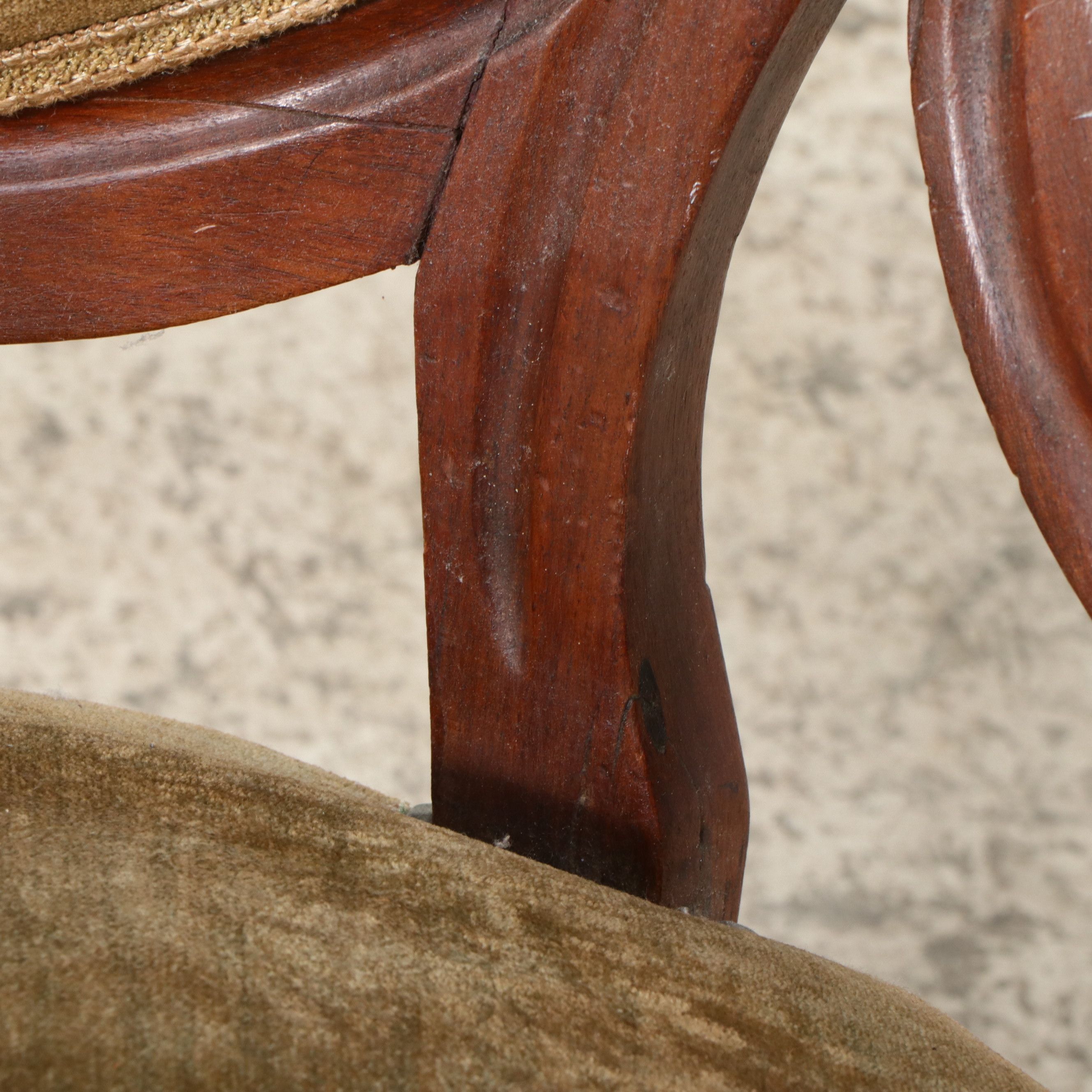 Victorian Rococo Revival Carved Walnut Side Chair, Circa 1860–1880