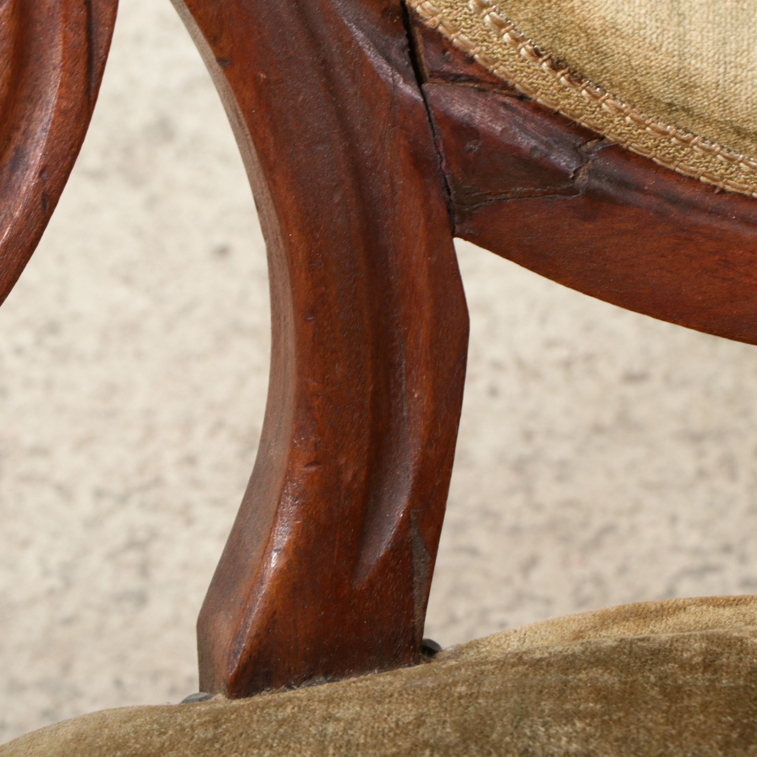 Victorian Rococo Revival Carved Walnut Side Chair, Circa 1860–1880