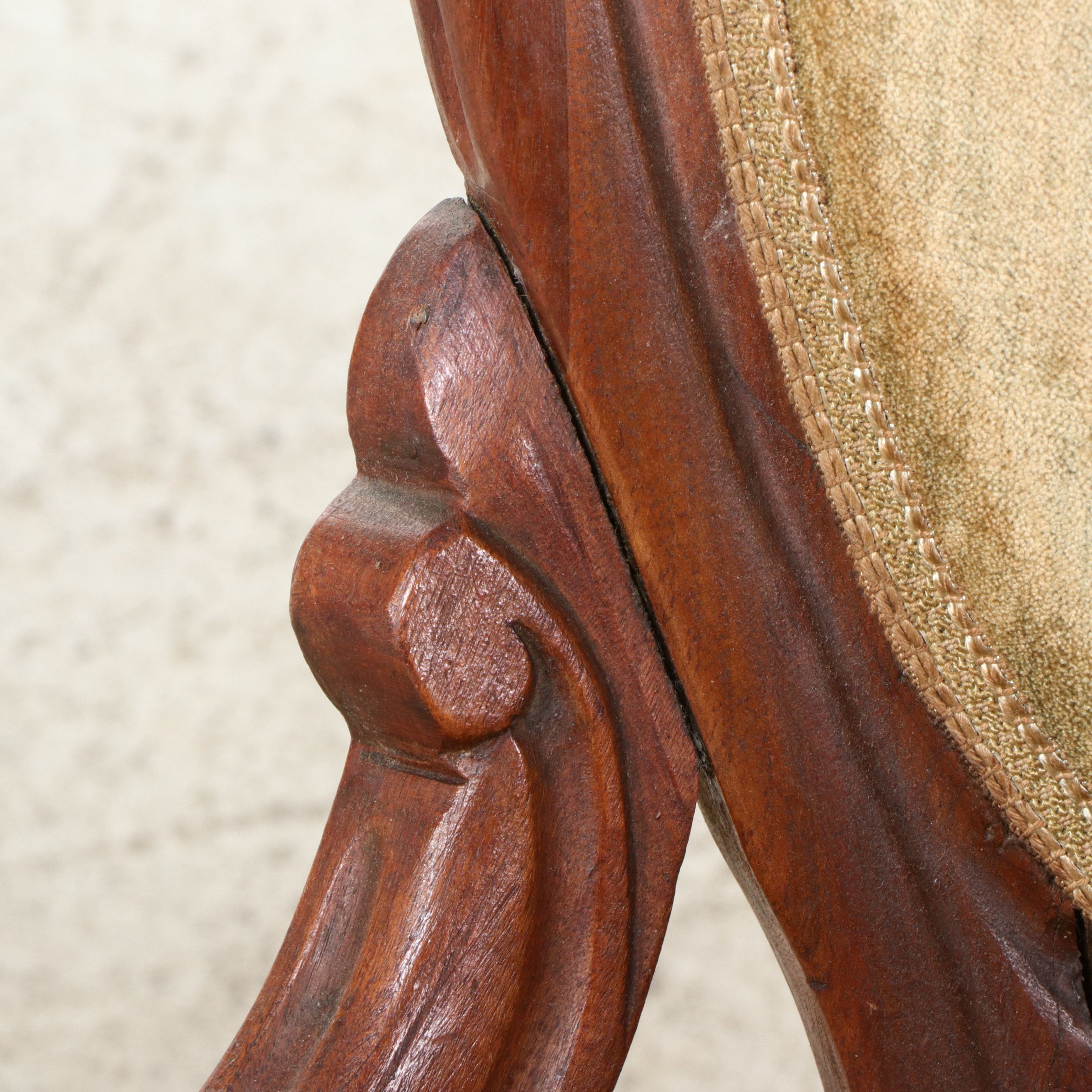 Victorian Rococo Revival Carved Walnut Side Chair, Circa 1860–1880