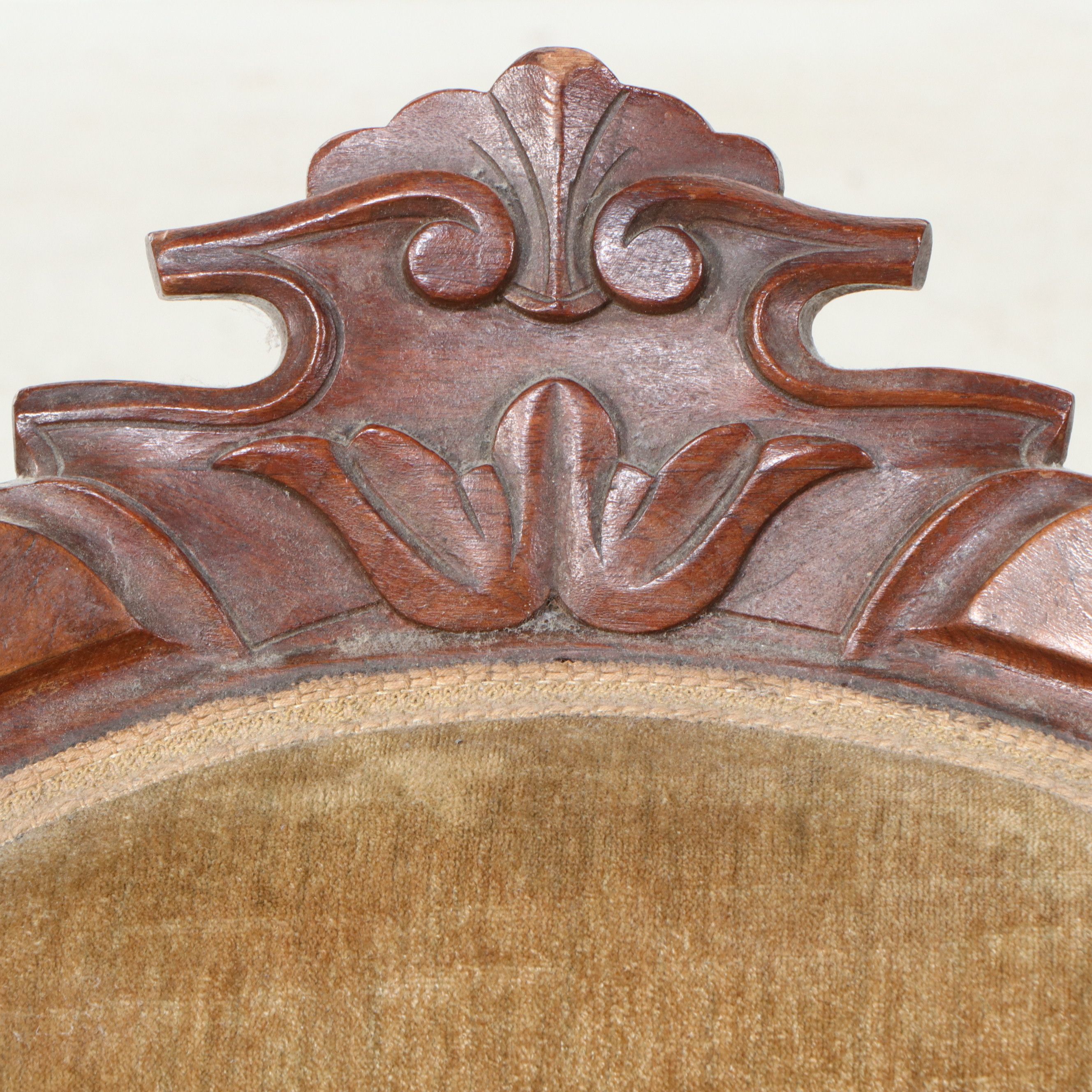 Victorian Rococo Revival Carved Walnut Side Chair, Circa 1860–1880