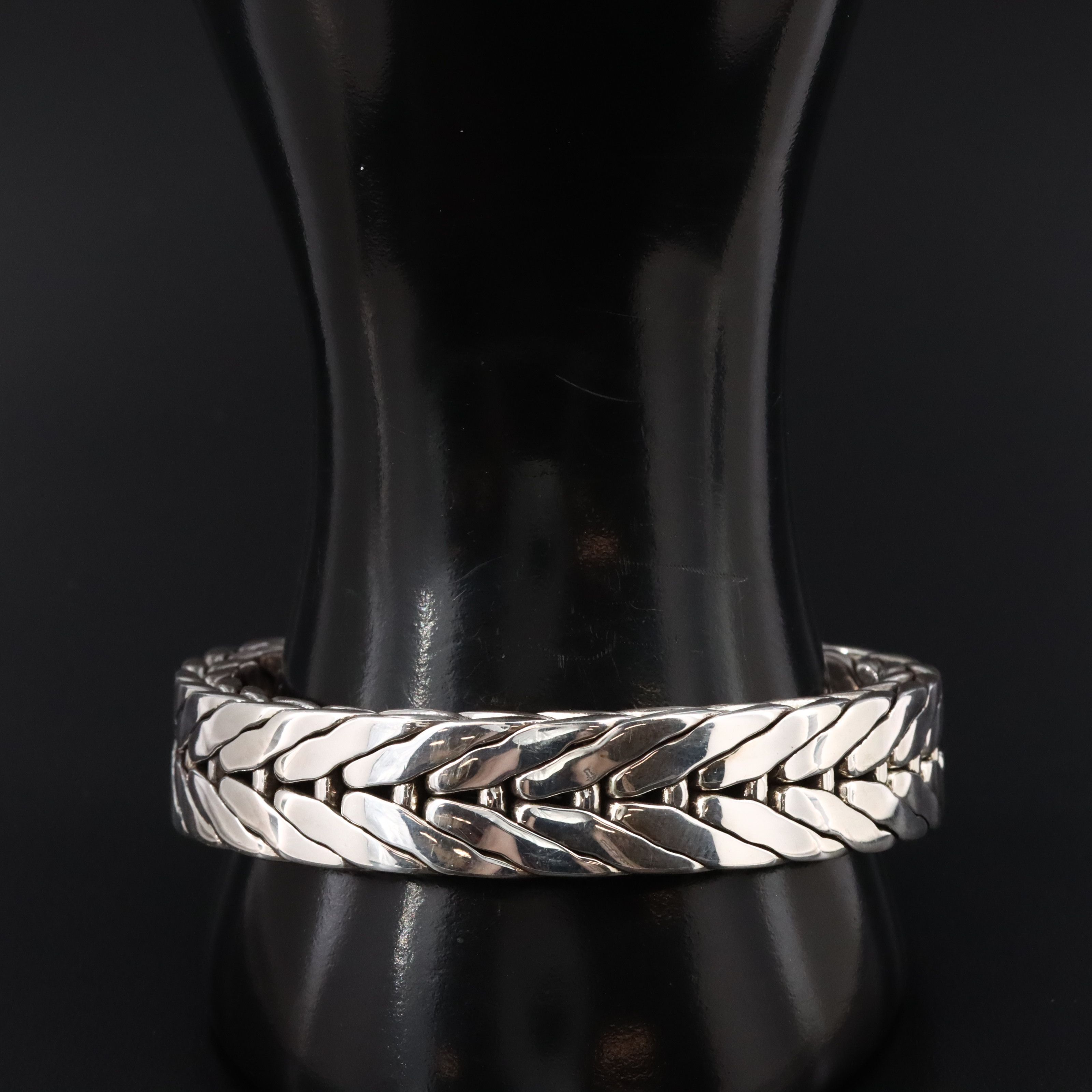 John Hardy Modern Chain Sterling Bracelet with 18K Bonded Gold Accent