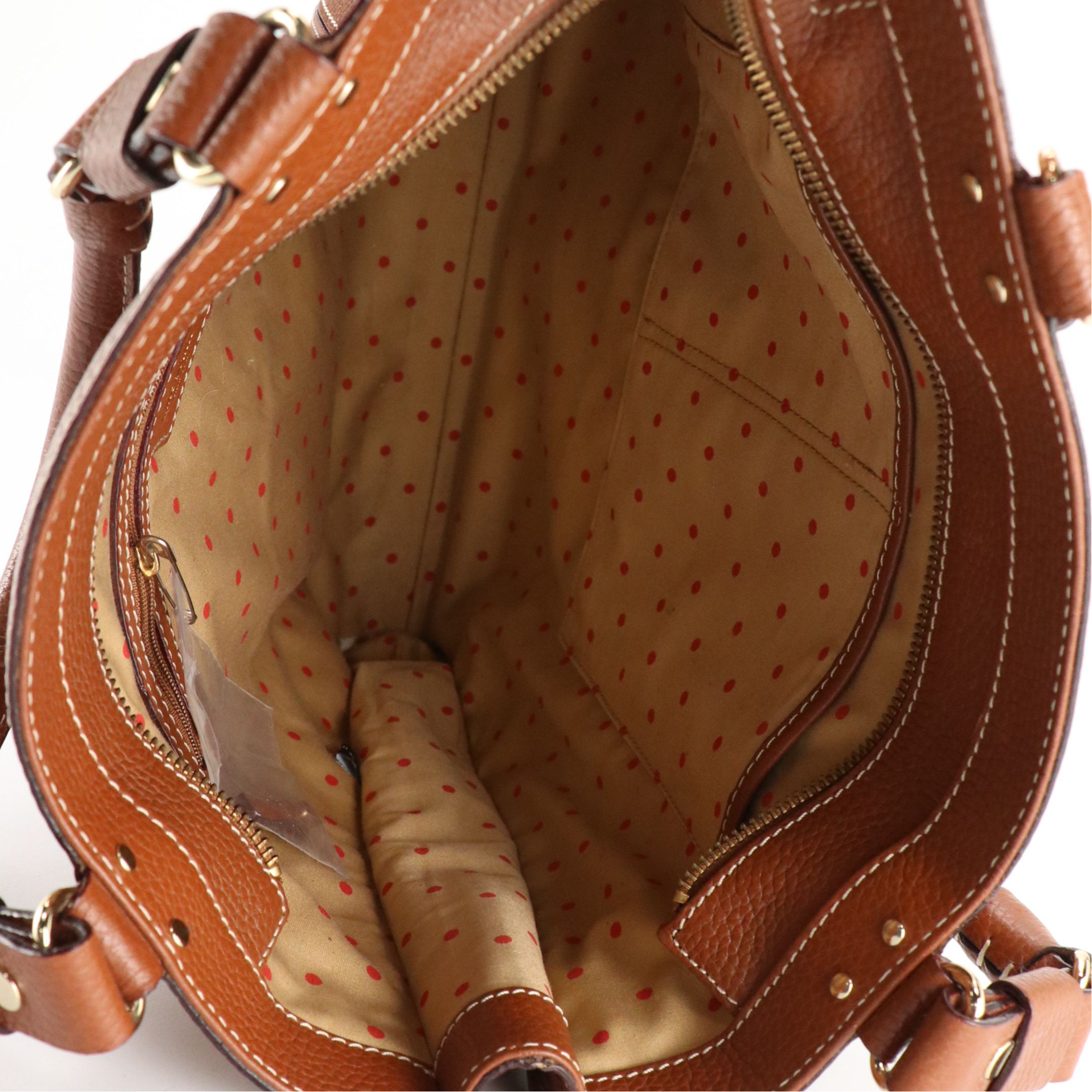 Kate Spade North-South Tote Bags in Black/Brown Grained Leather