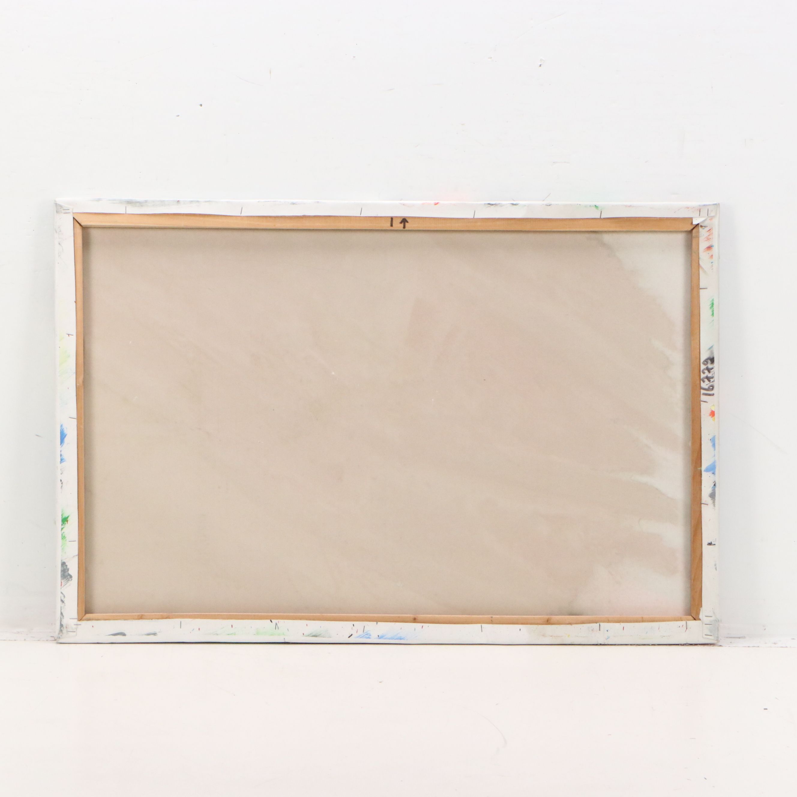 Abstract Expressionist Acrylic Painting, 21st Century