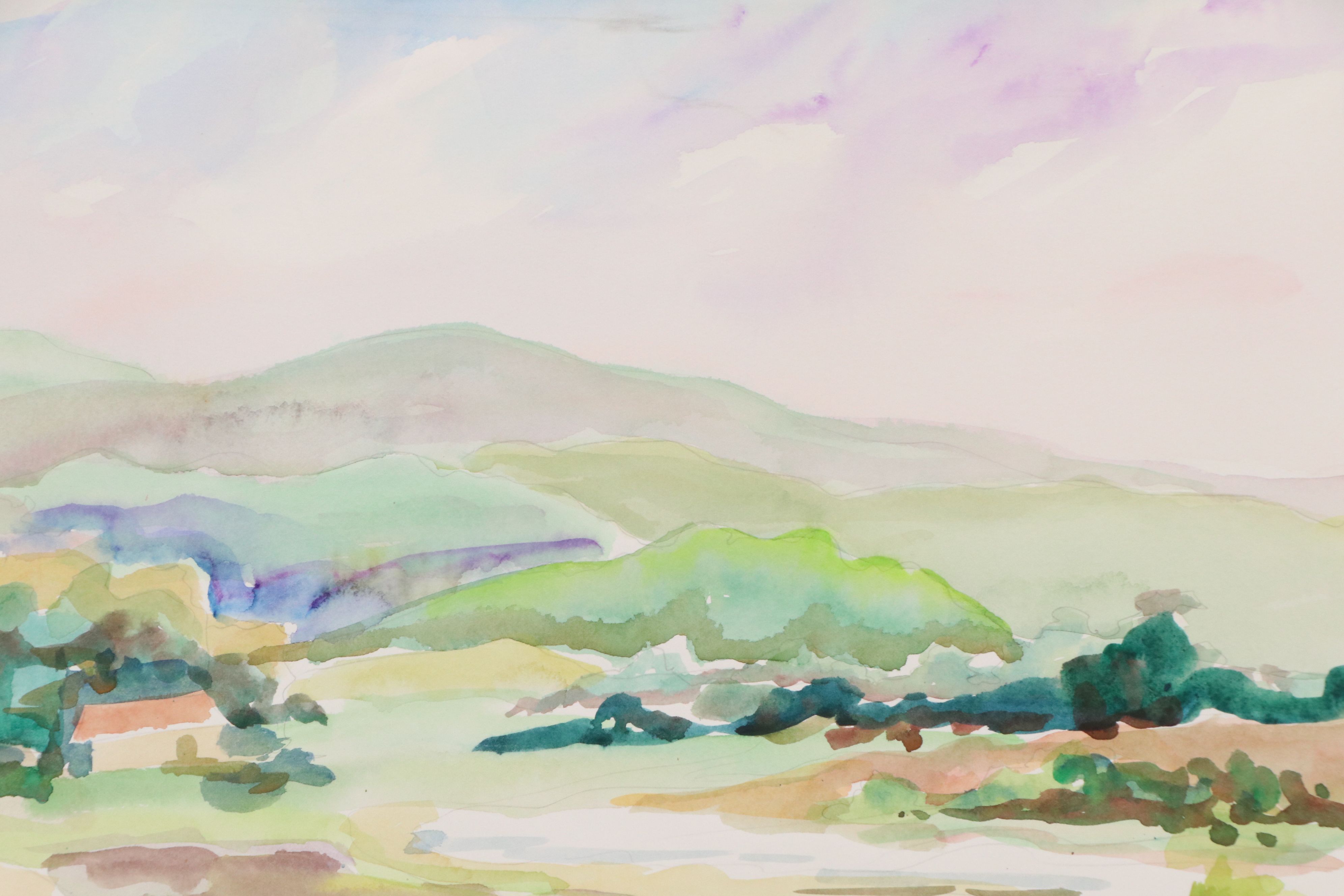 Mary Mirabito Watercolor Painting "West Ireland Vista," 2026