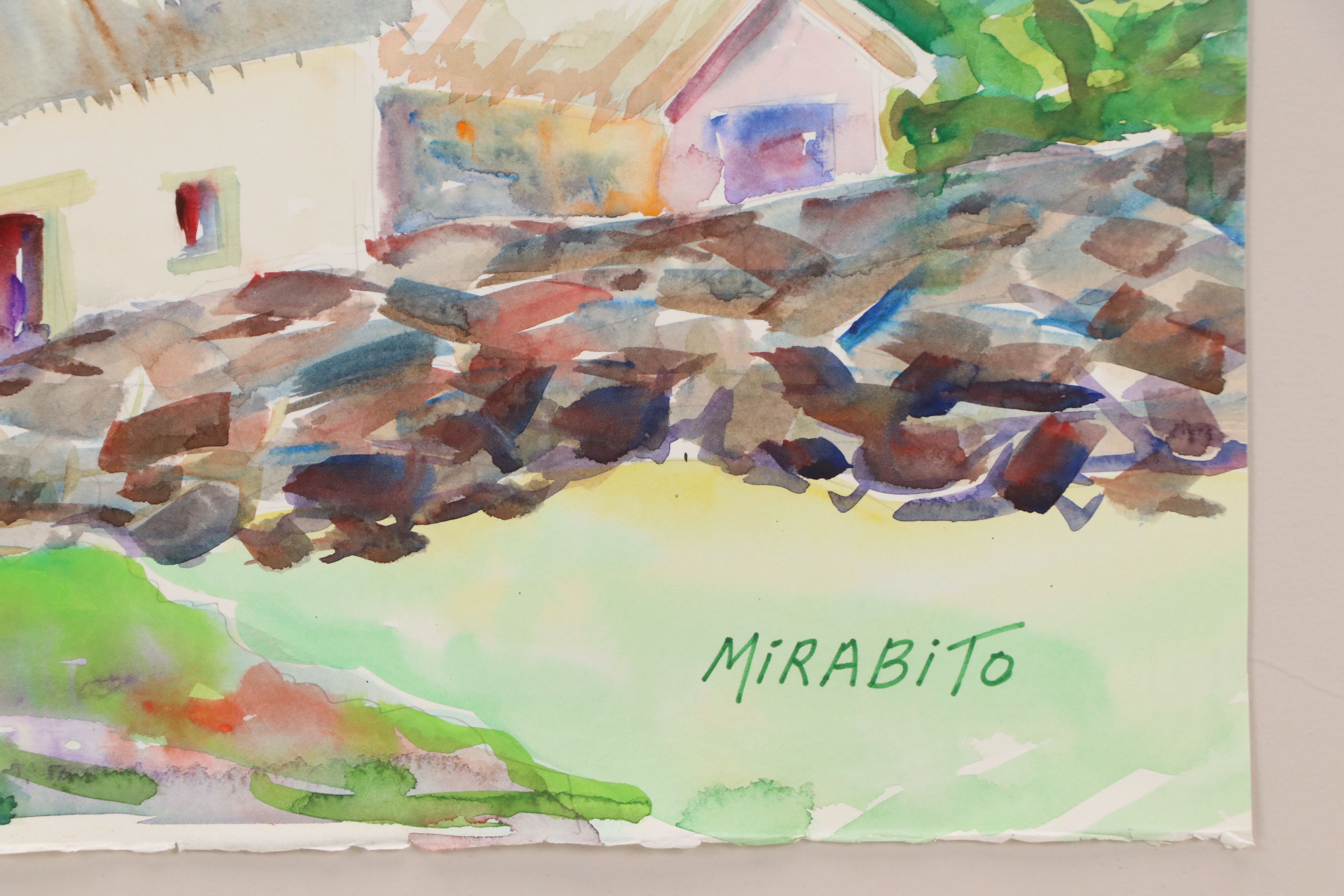 Mary Mirabito Watercolor Painting "West Ireland Vista," 2026