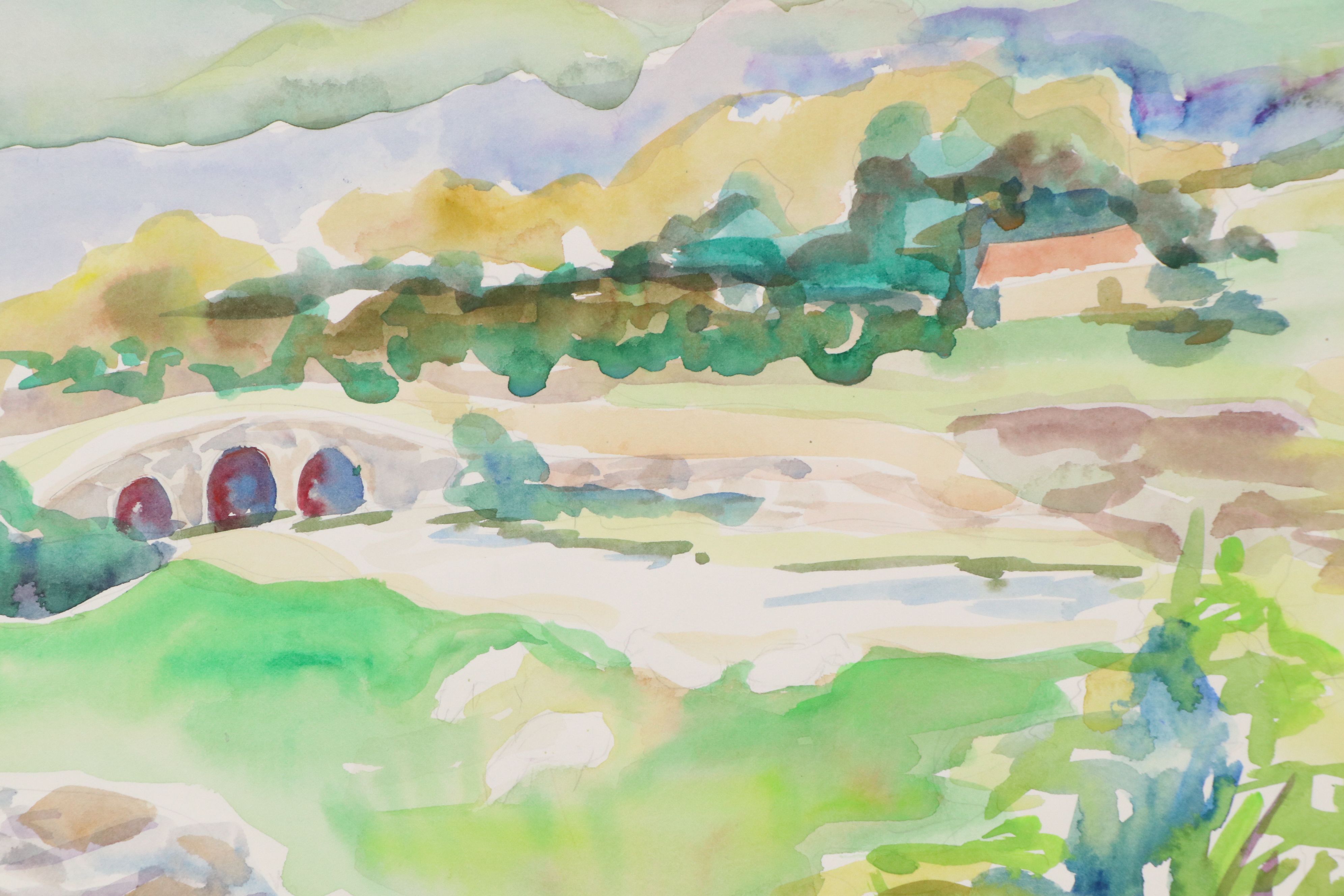 Mary Mirabito Watercolor Painting "West Ireland Vista," 2026