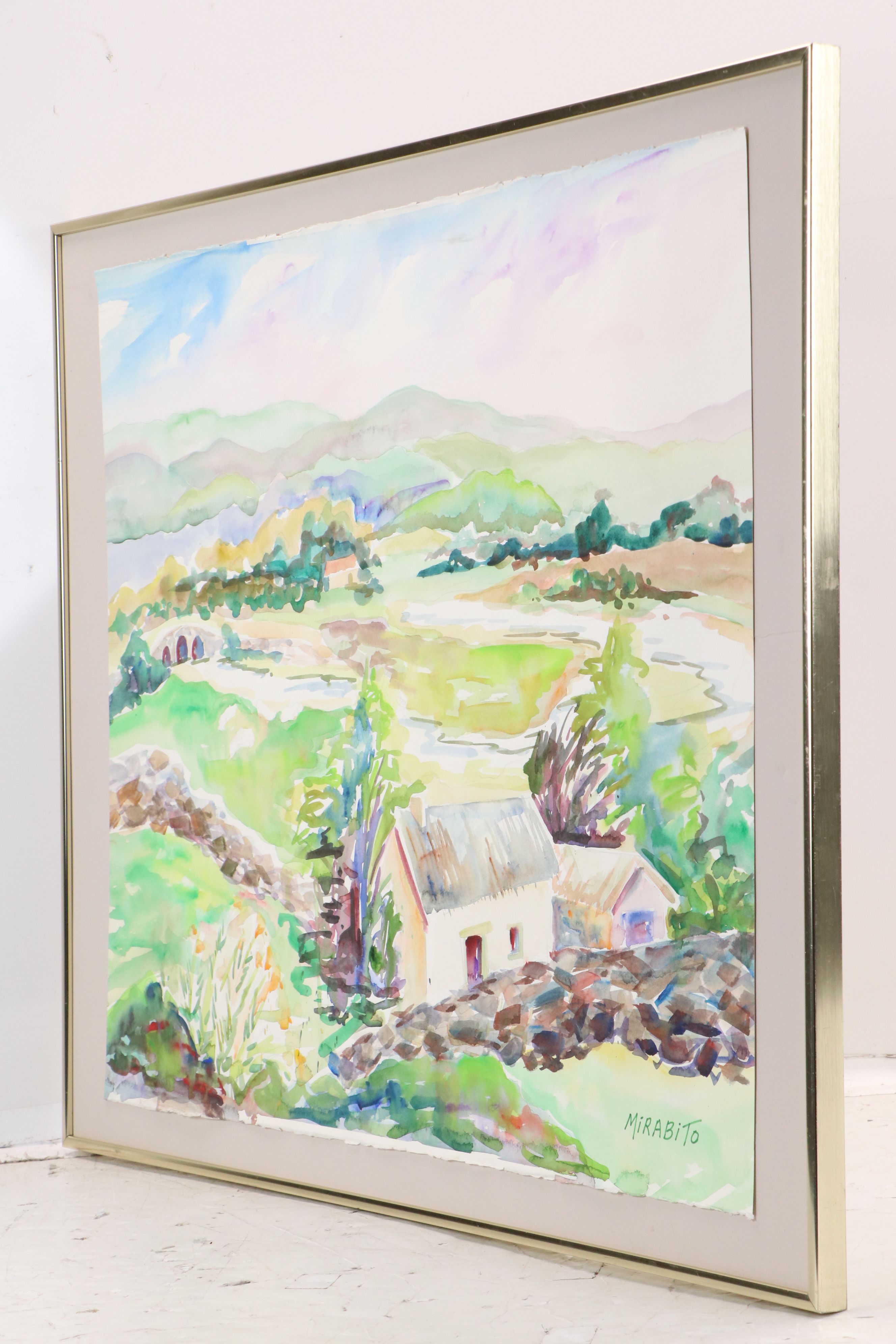 Mary Mirabito Watercolor Painting "West Ireland Vista," 2026