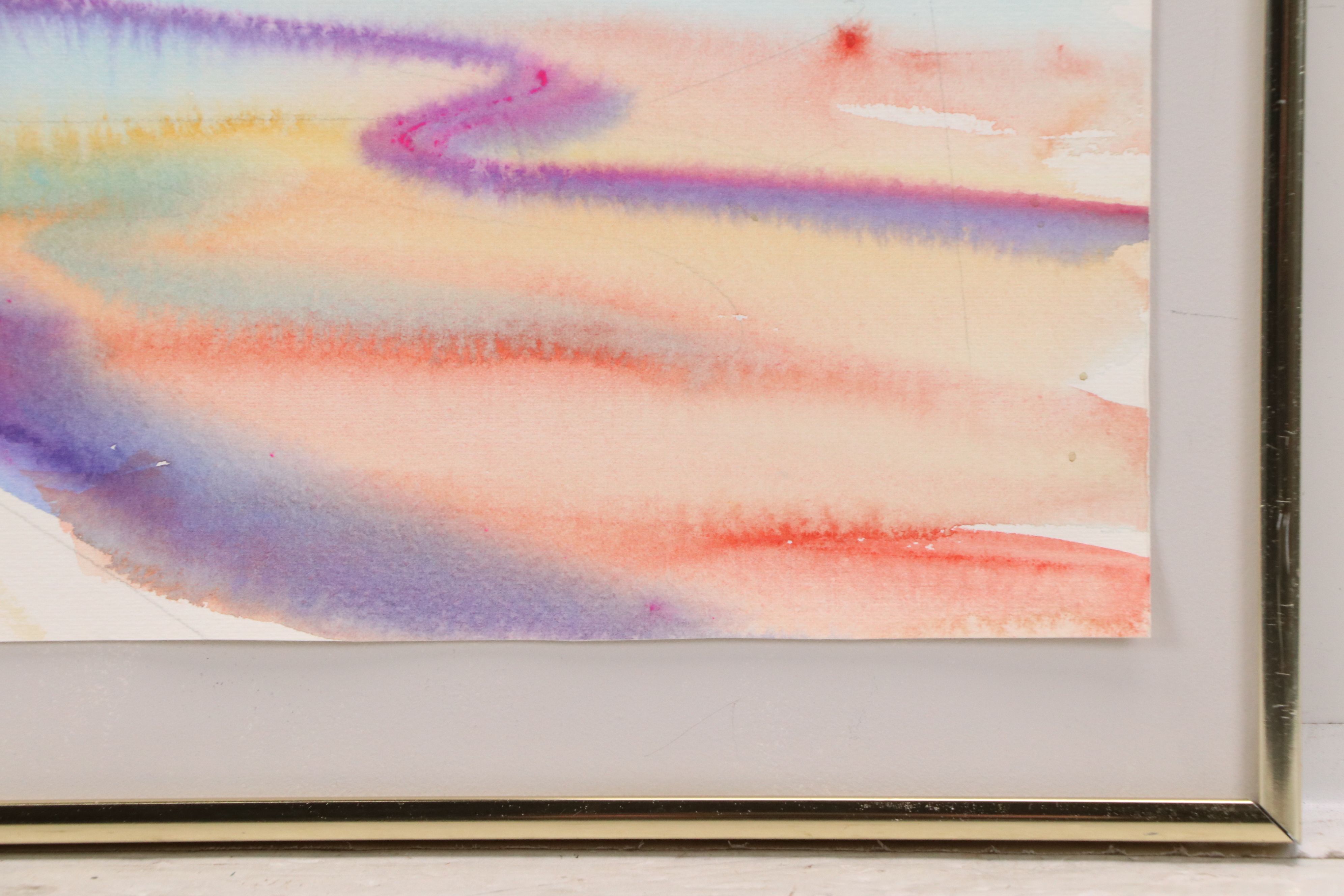 Mary Mirabito Watercolor Painting "Maine Harbor Scene," 2026