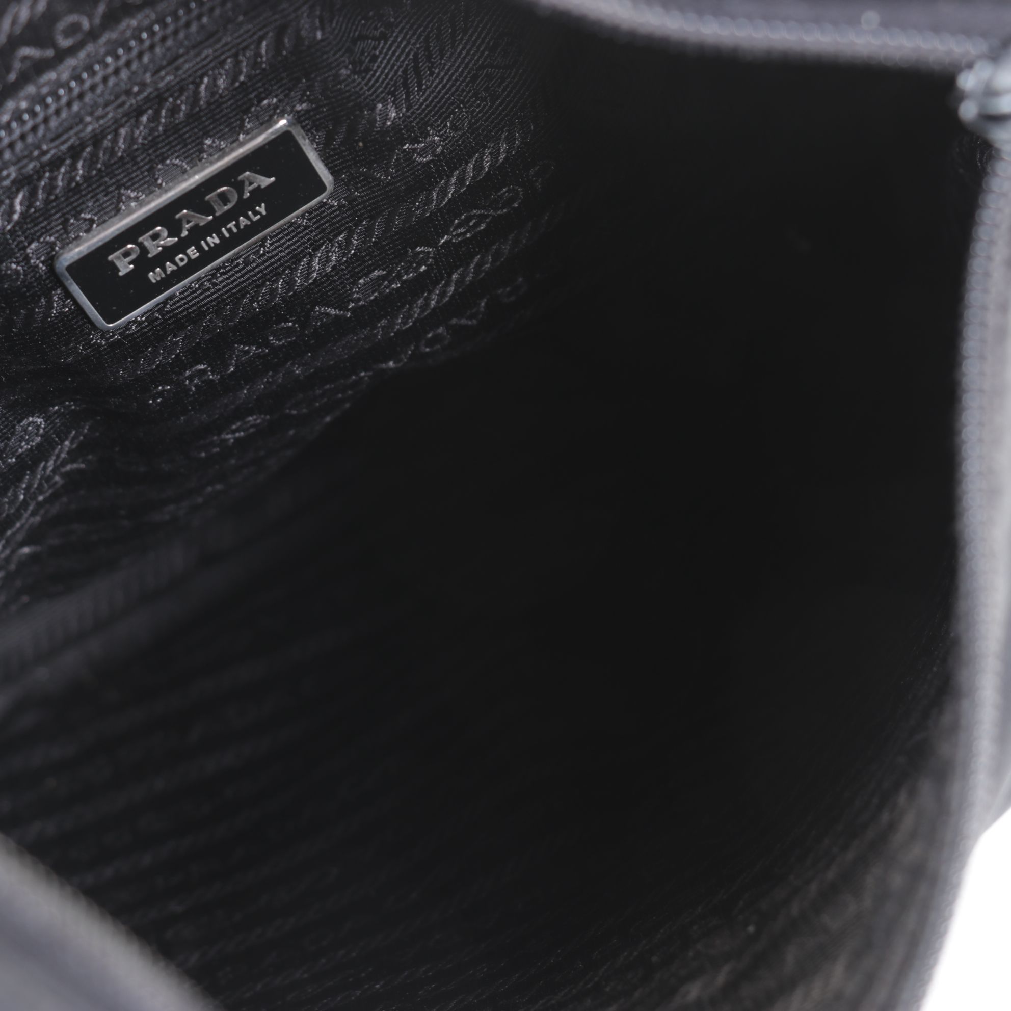 Prada Black Tessuto Nylon Asymmetric Sling Cargo Messenger Bag