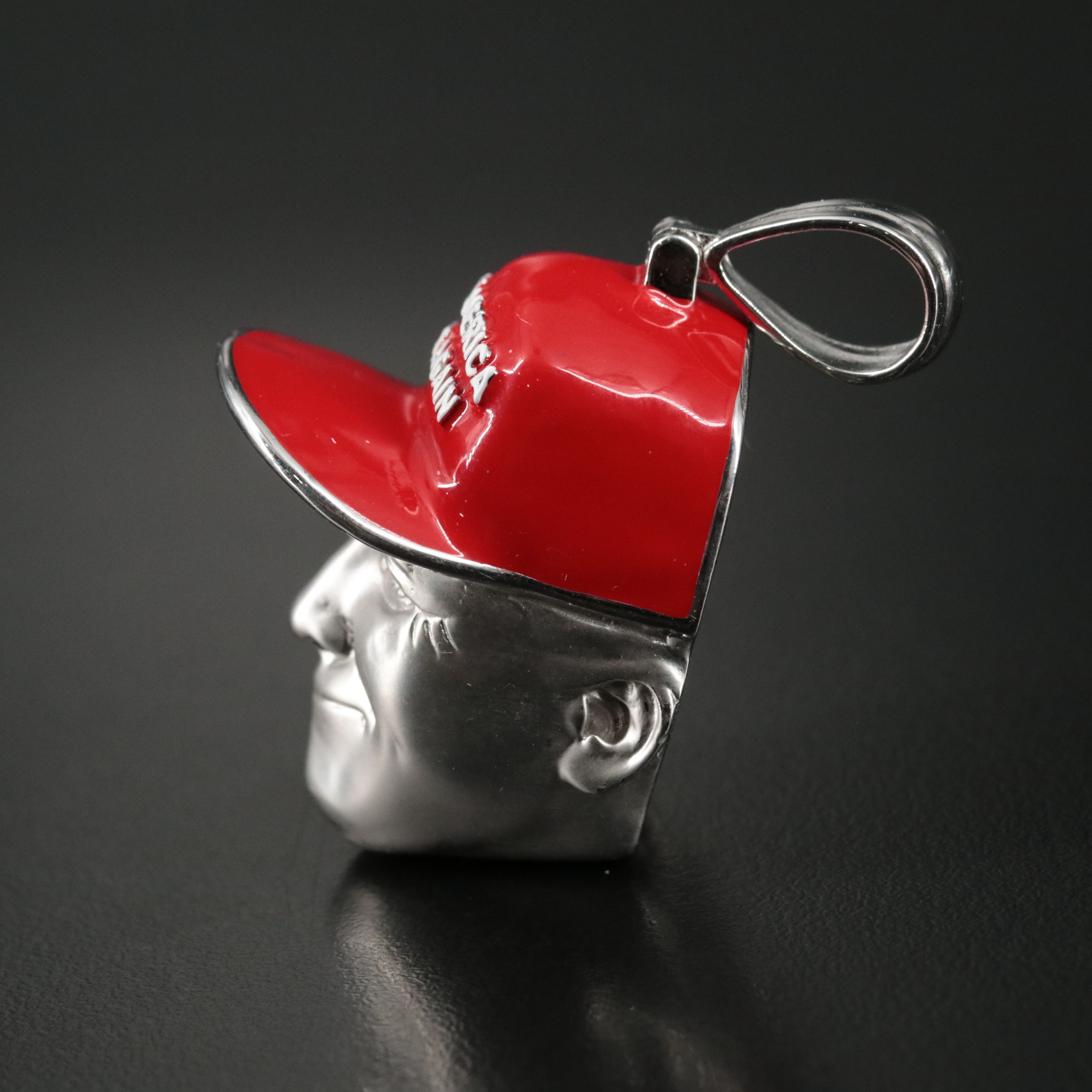 .999 silver MAGA Trump Pendant