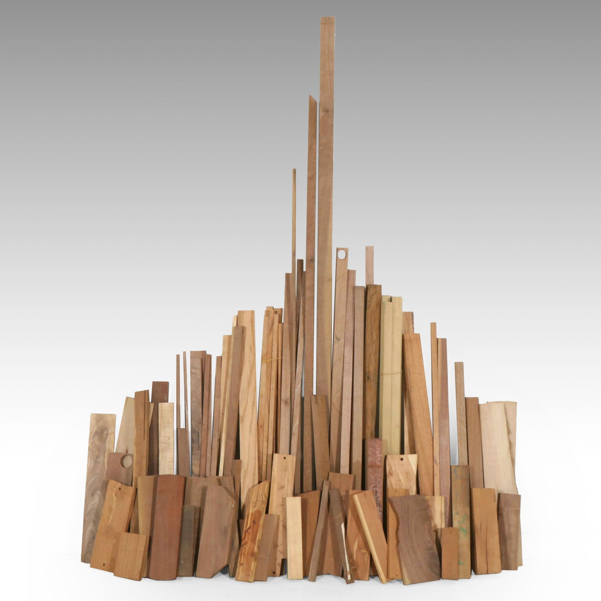 Walnut, Maple, Mahogany and Other Salvaged Wood