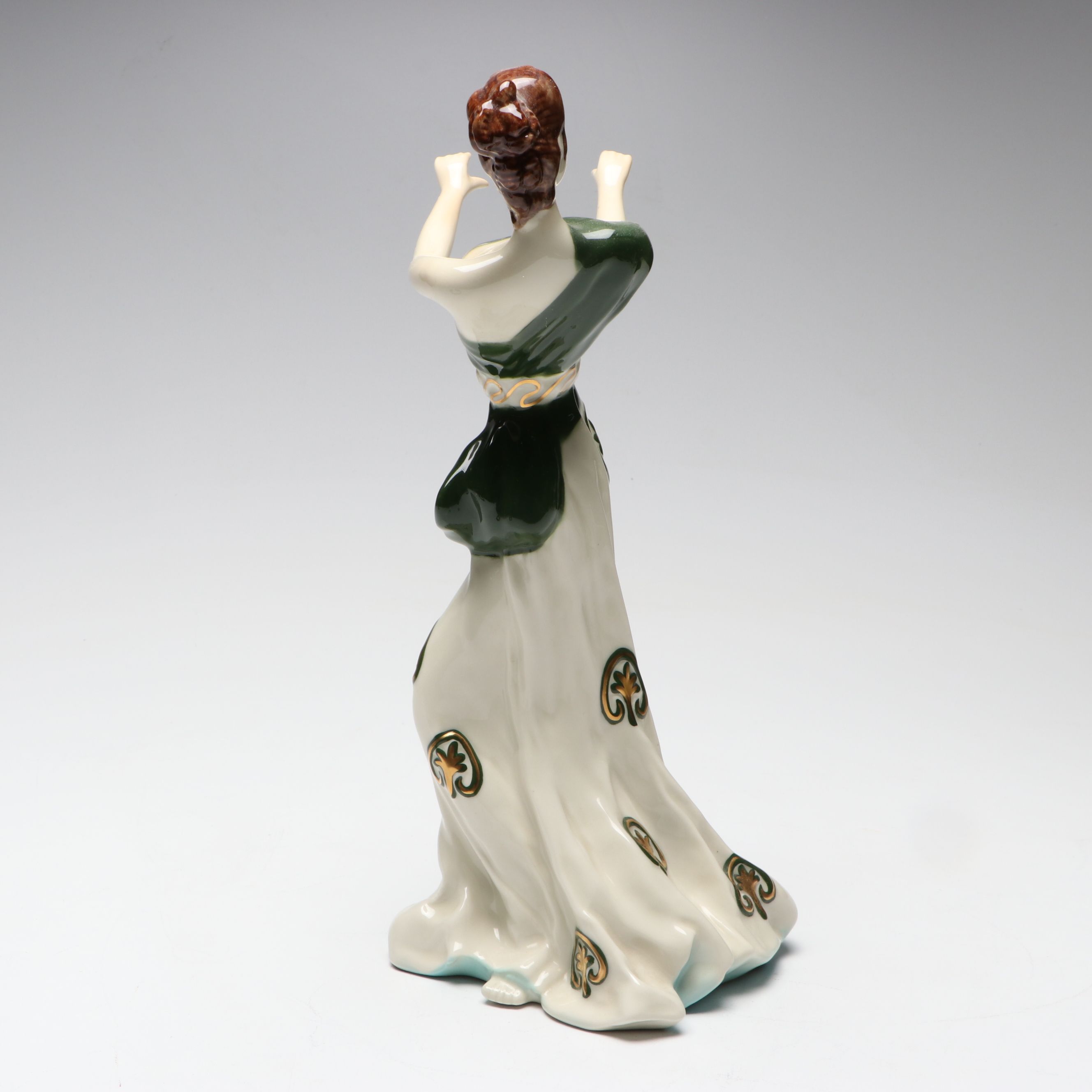 Kathi Urbach for Goldcrest "Grecian Dancer" Porcelain Figurine, Mid-20th Century