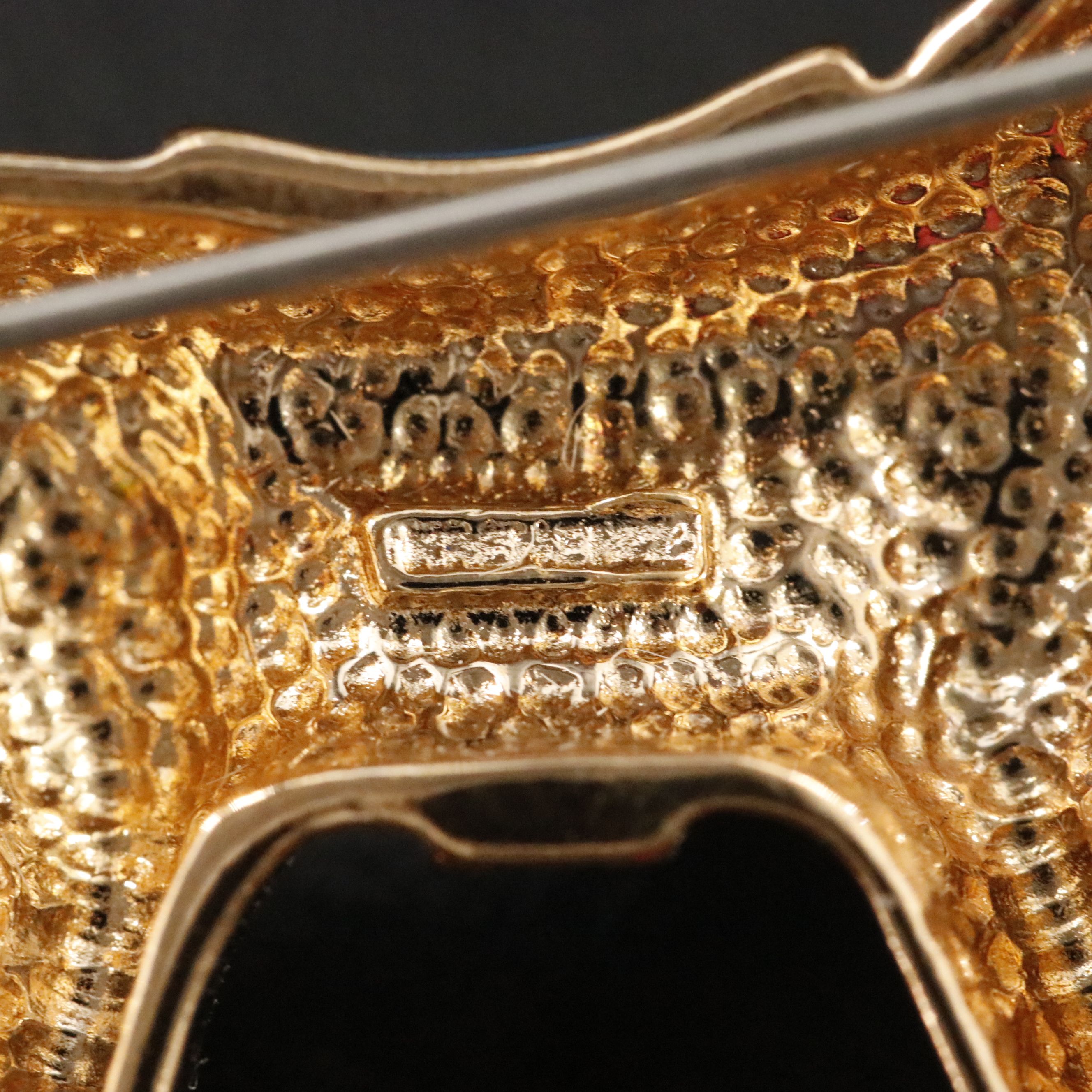 Krementz Enamel Hobby Horse Brooch