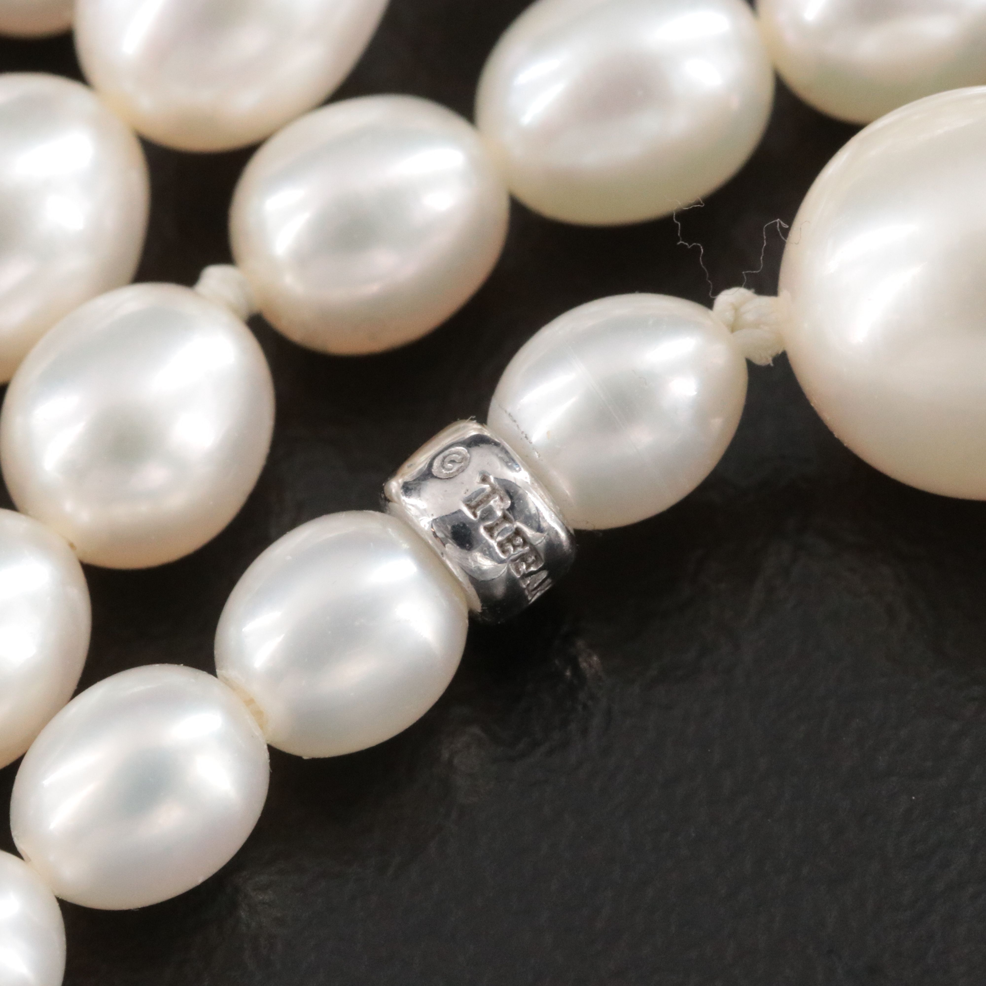 Tiffany & Co. Ziegfeld Endless Pearl Necklace with 18K Bead