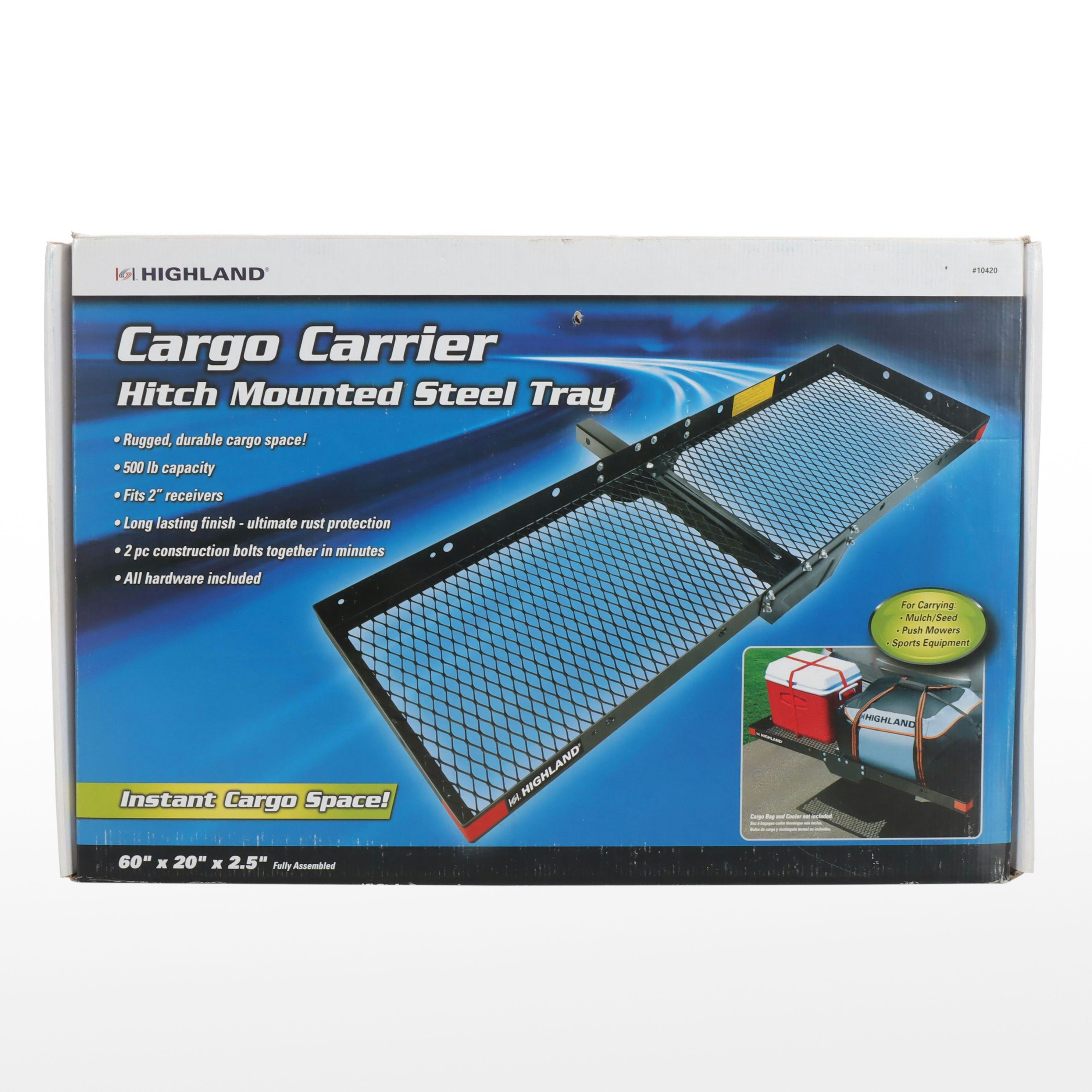 Highland Hitch-Mounted Cargo Carrier/Tray