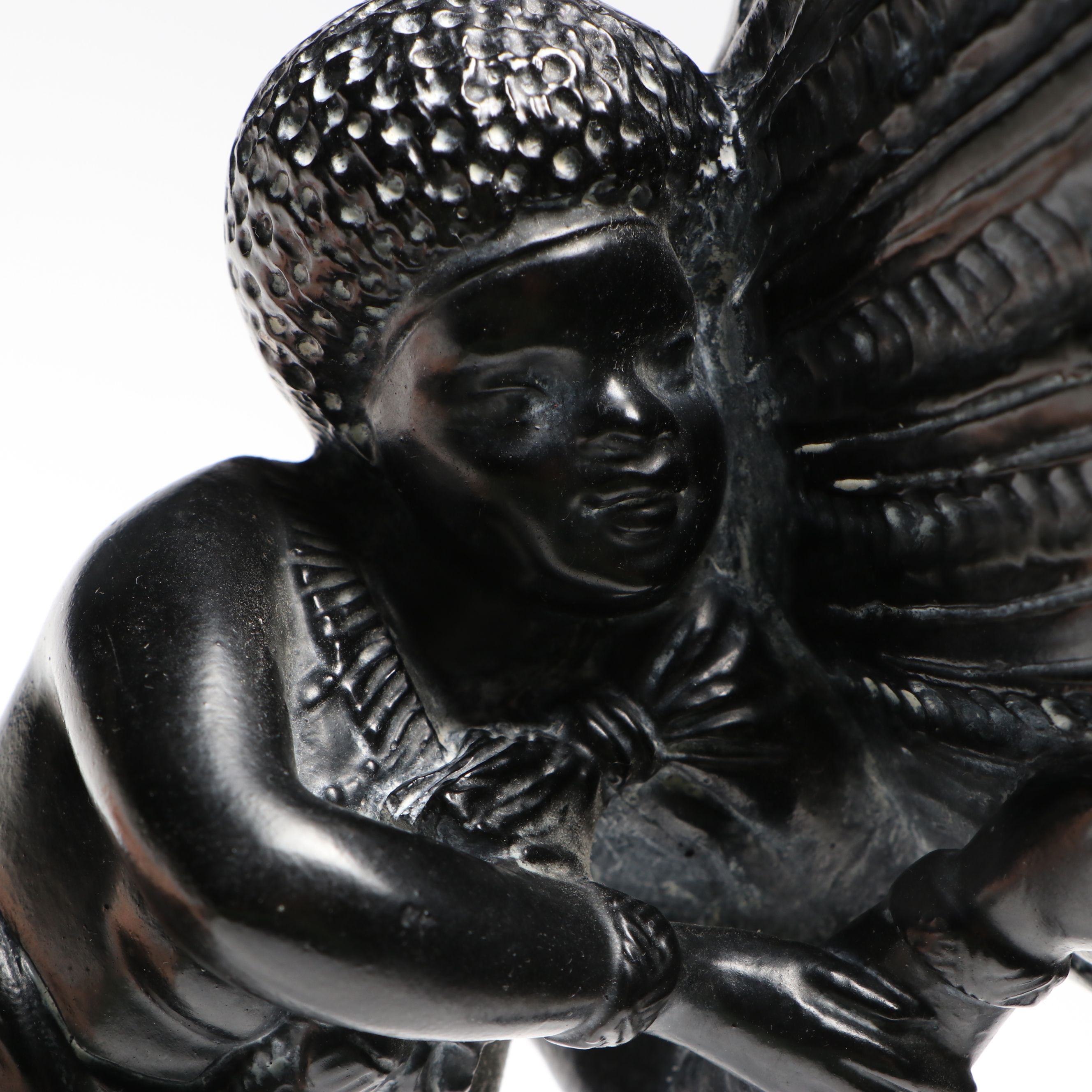 Alexander Backer Co. Chalkware Figural Pedestal Bowls, Mid-20th Century