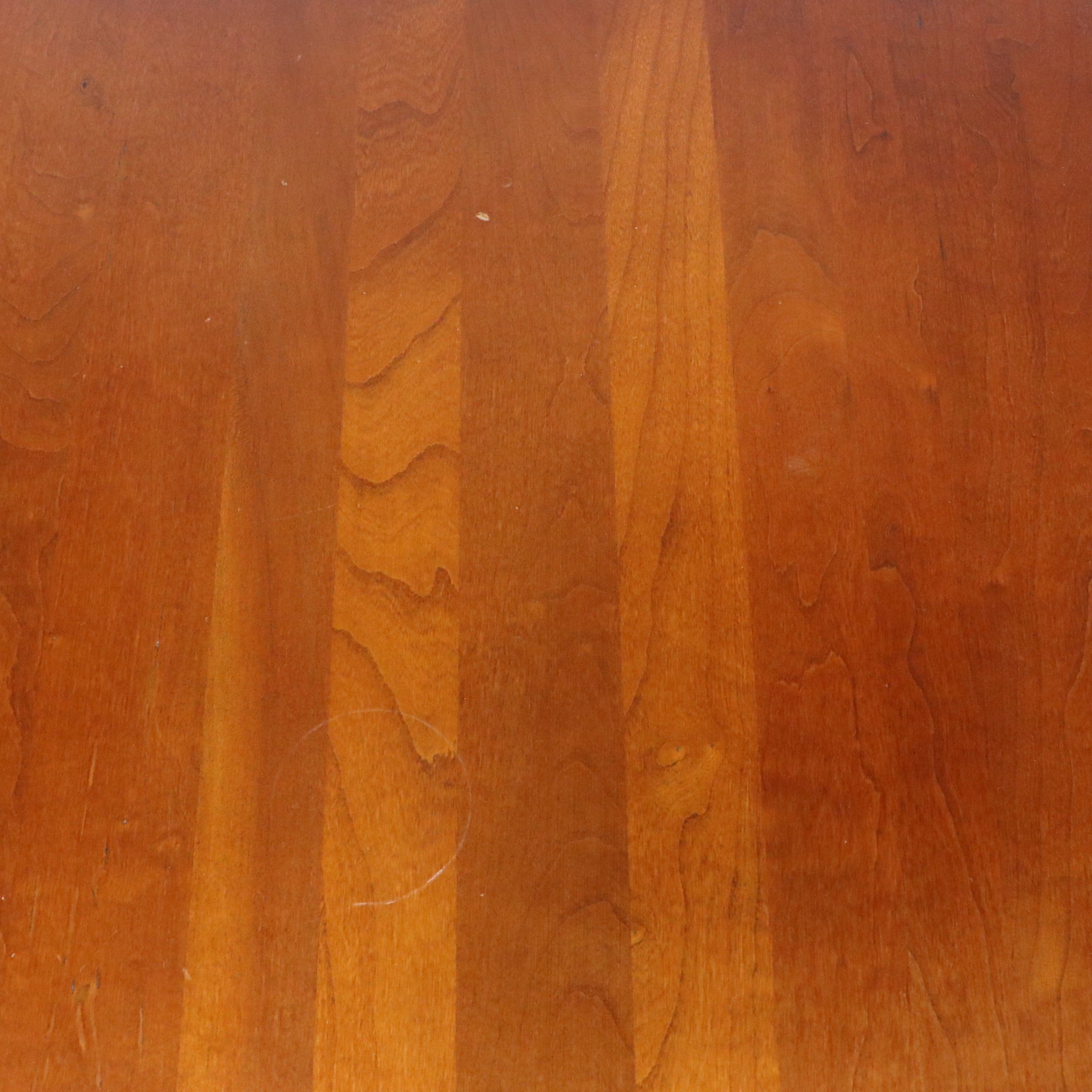 Pair of Cherry Wood Modern Hepplewhite Style Nightstands