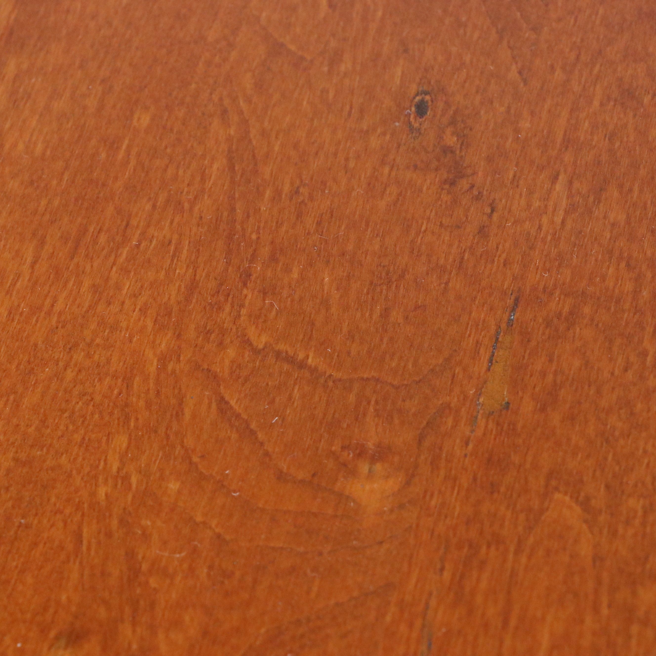 Pair of Cherry Wood Modern Hepplewhite Style Nightstands