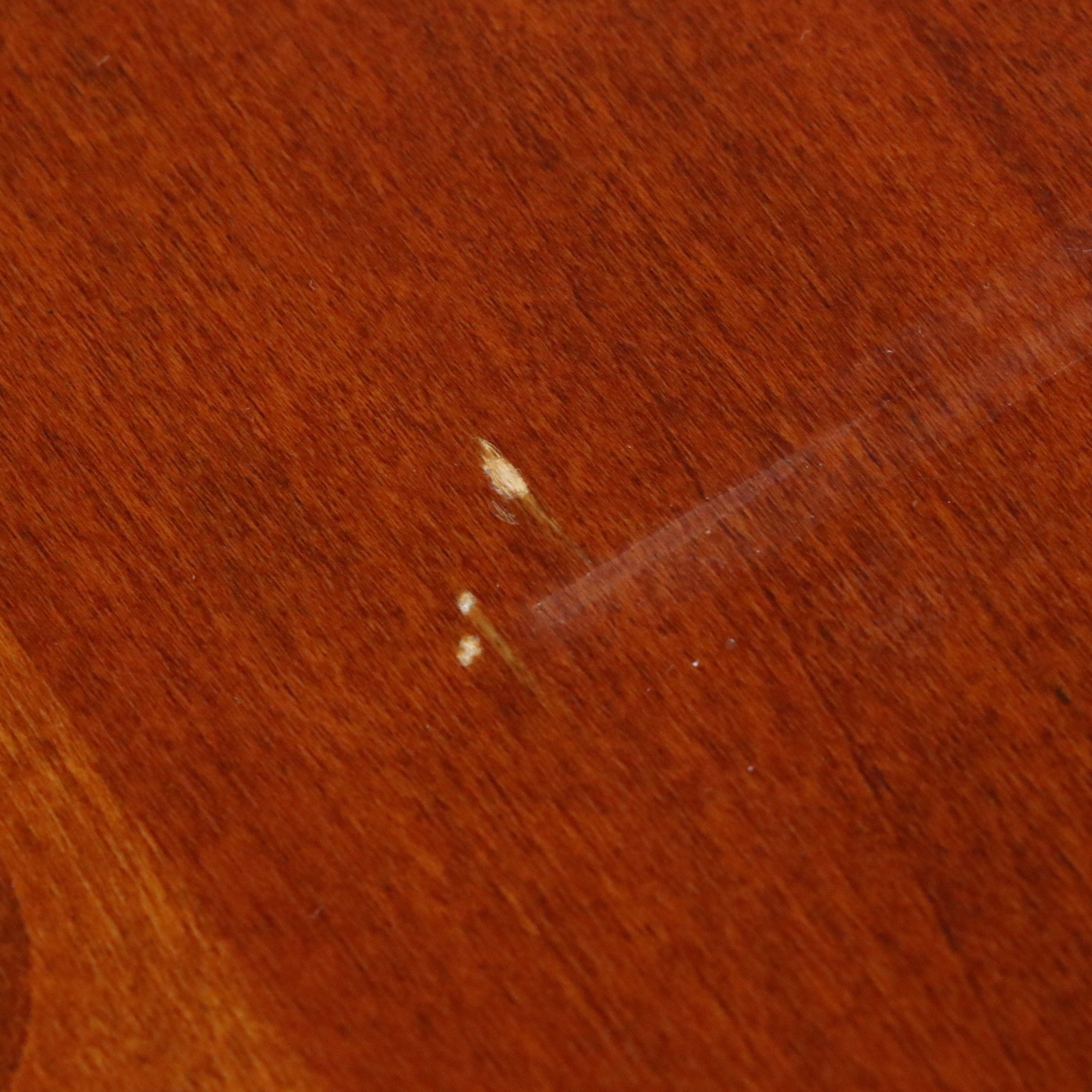 Pair of Cherry Wood Modern Hepplewhite Style Nightstands