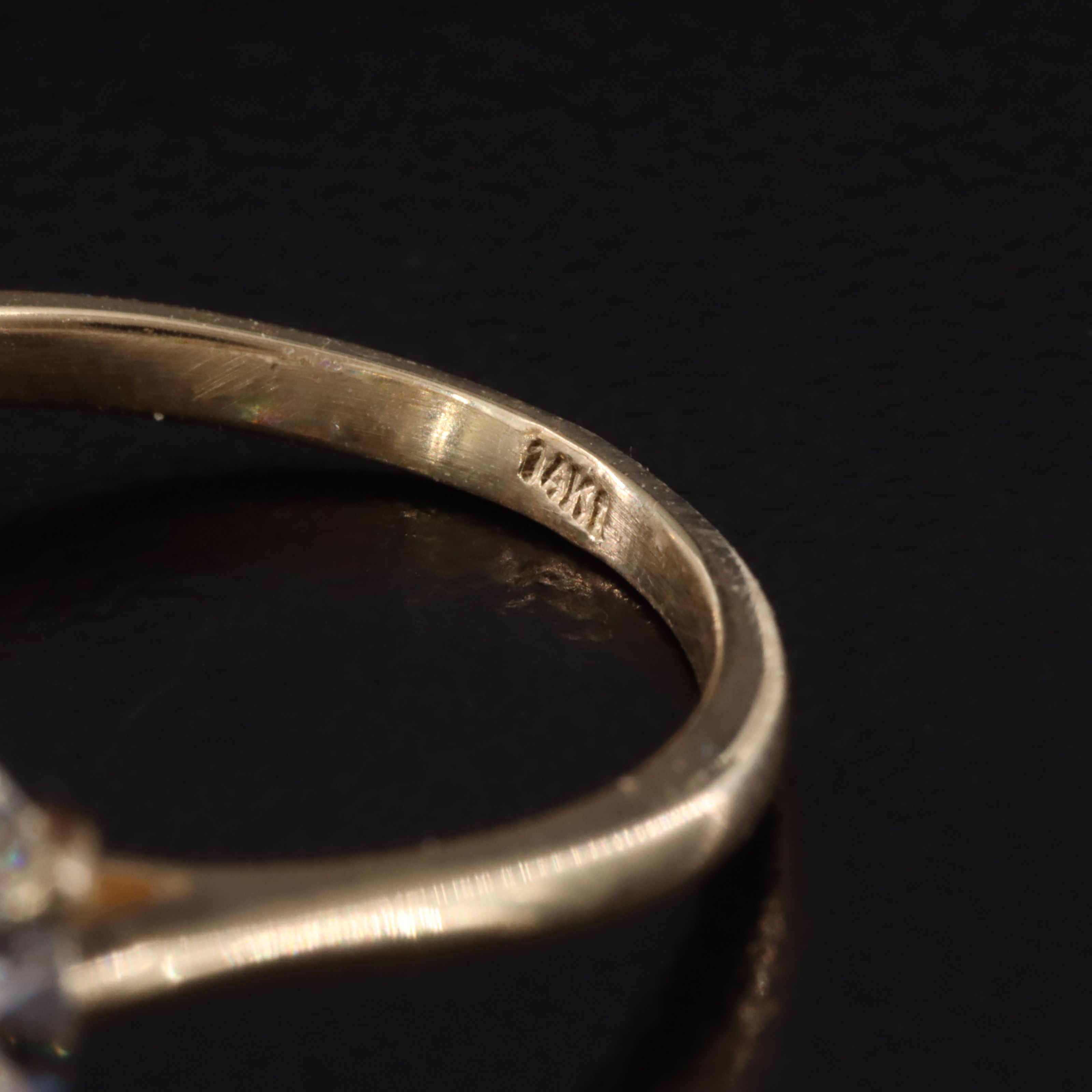 14K 10.41 CTW Lab Grown Diamond Three Stone Ring with IGI Report