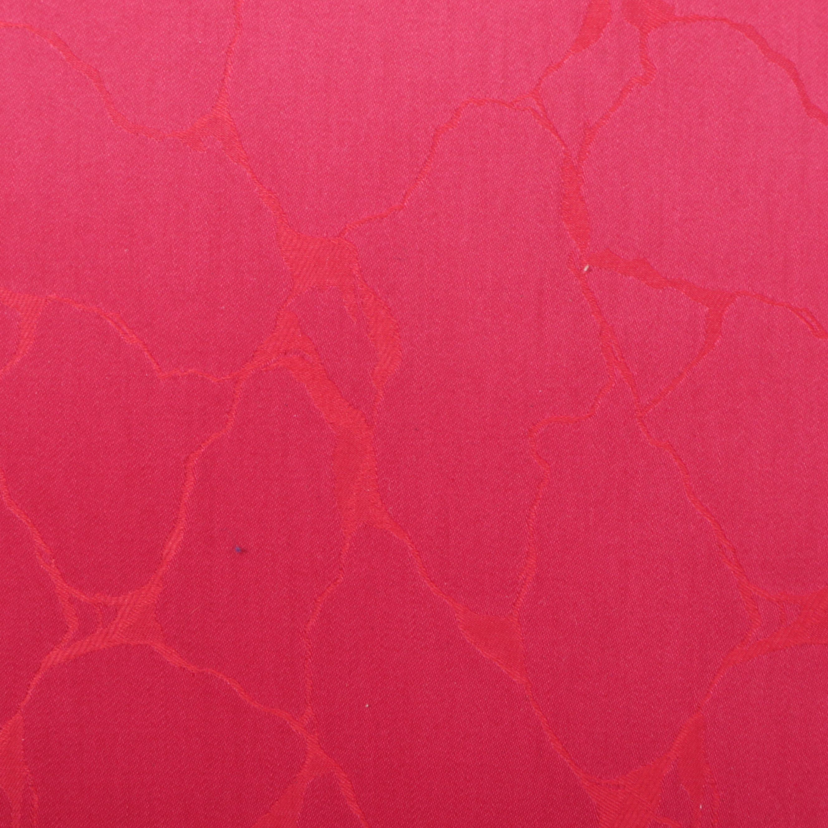 Chippendale Style Wingback Armchair in Pink Damask, 20th Century