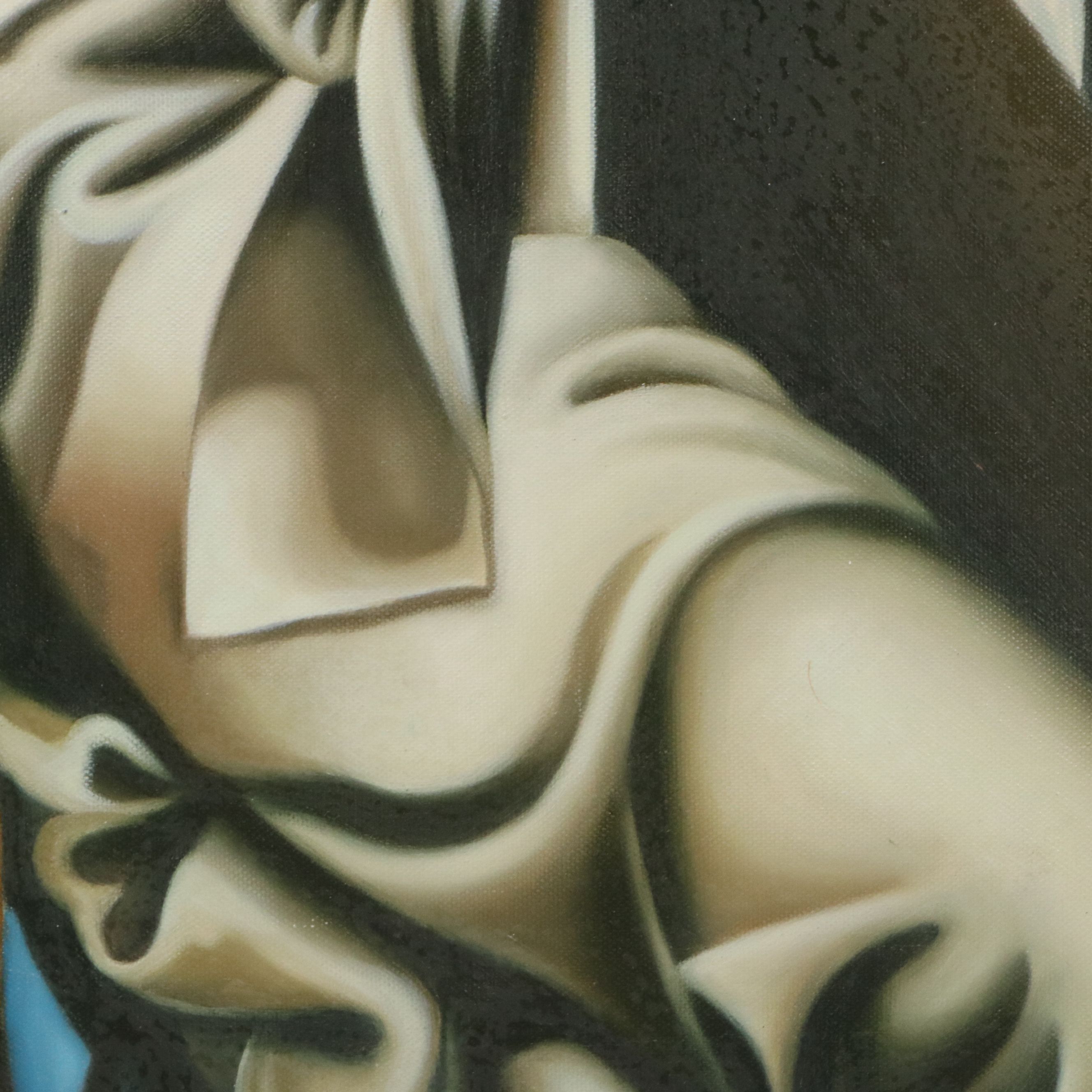 After Tamara De Lempicka Oil Master Copy of "Madame M.," 21st Century