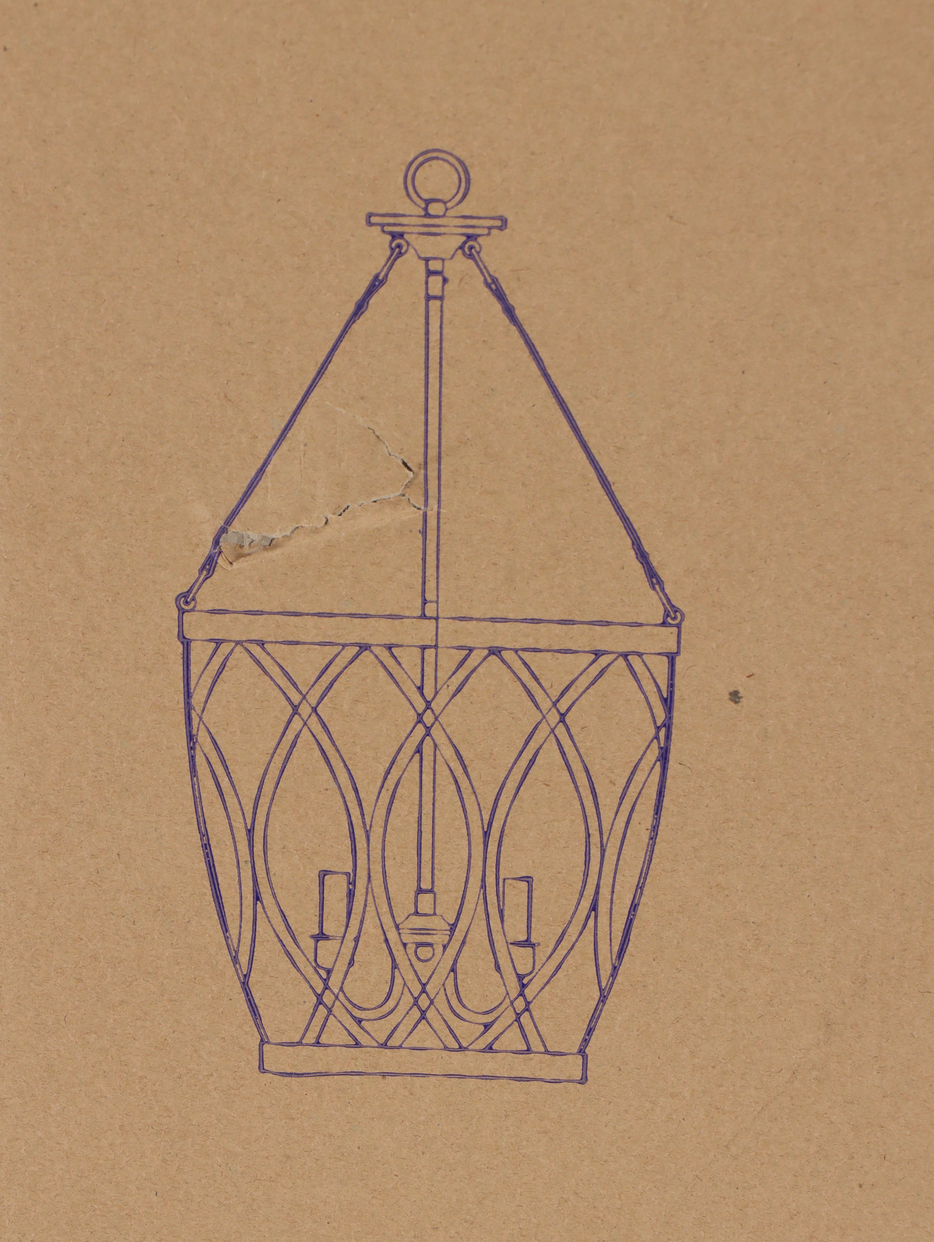 Millennium Bronzed Metal Diamond Cage Pendant