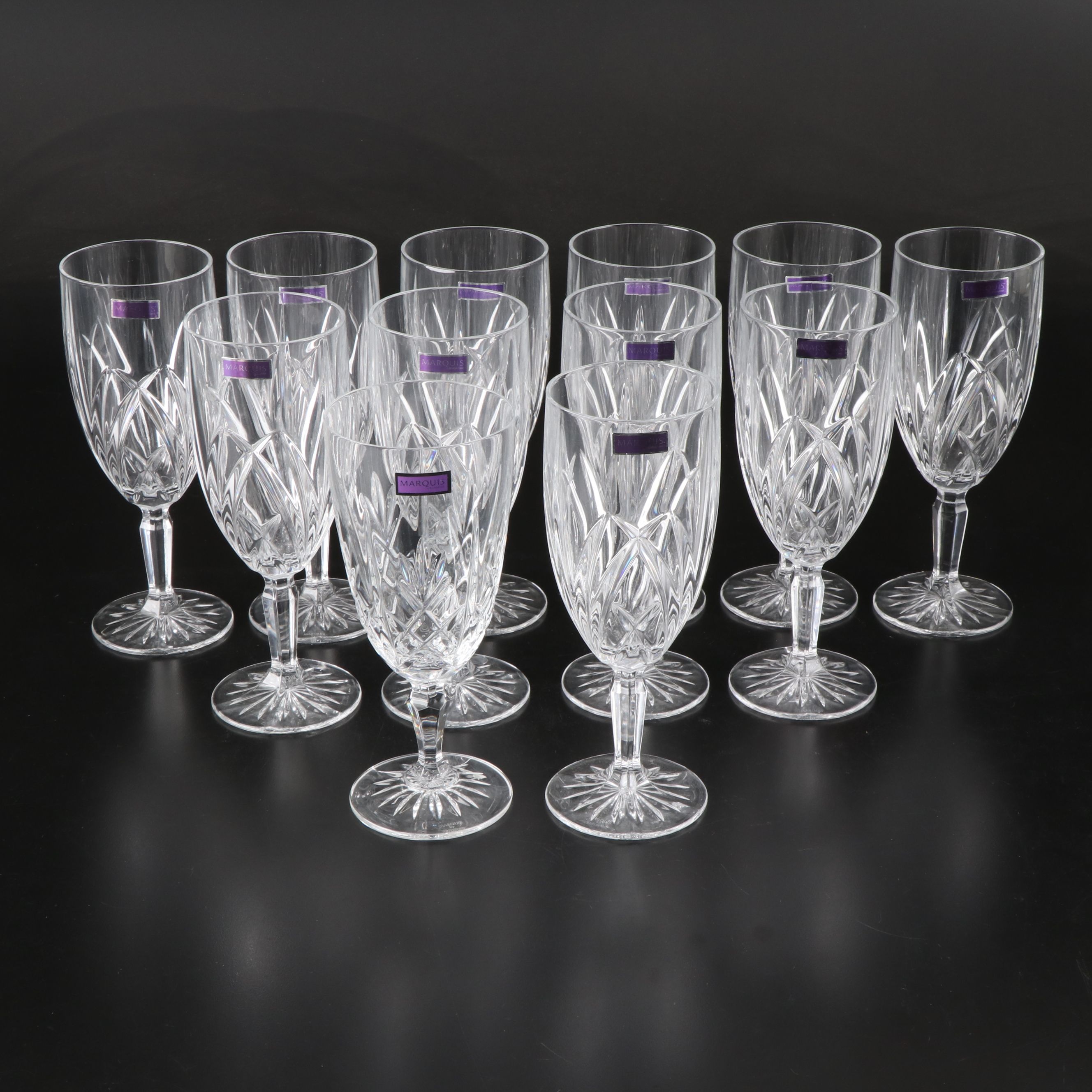 Marquis by Waterford "Brookside" Iced Tea Glasses, 1995-2024