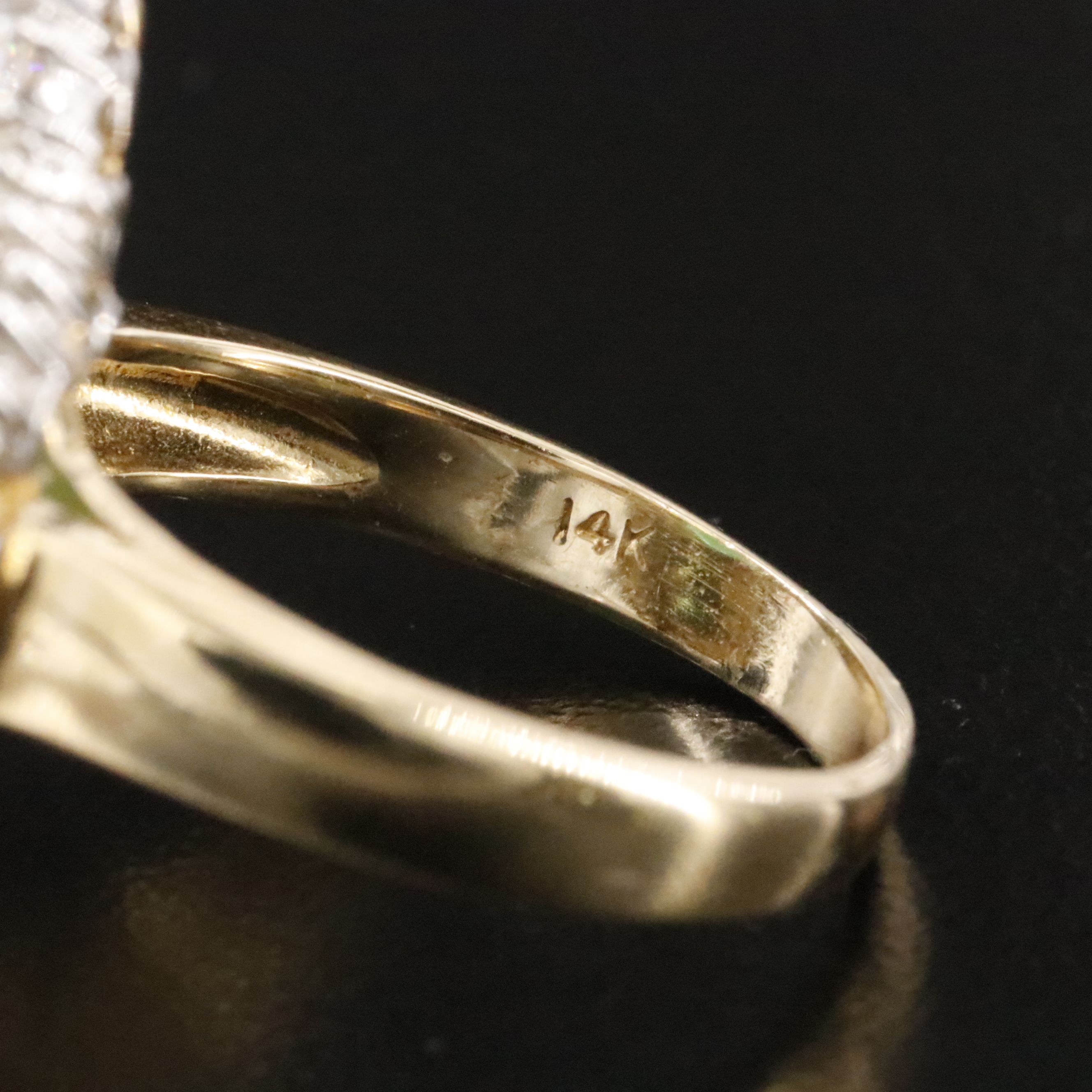 14K 3.58 CT Emerald and 1.03 CTW Diamond Ring