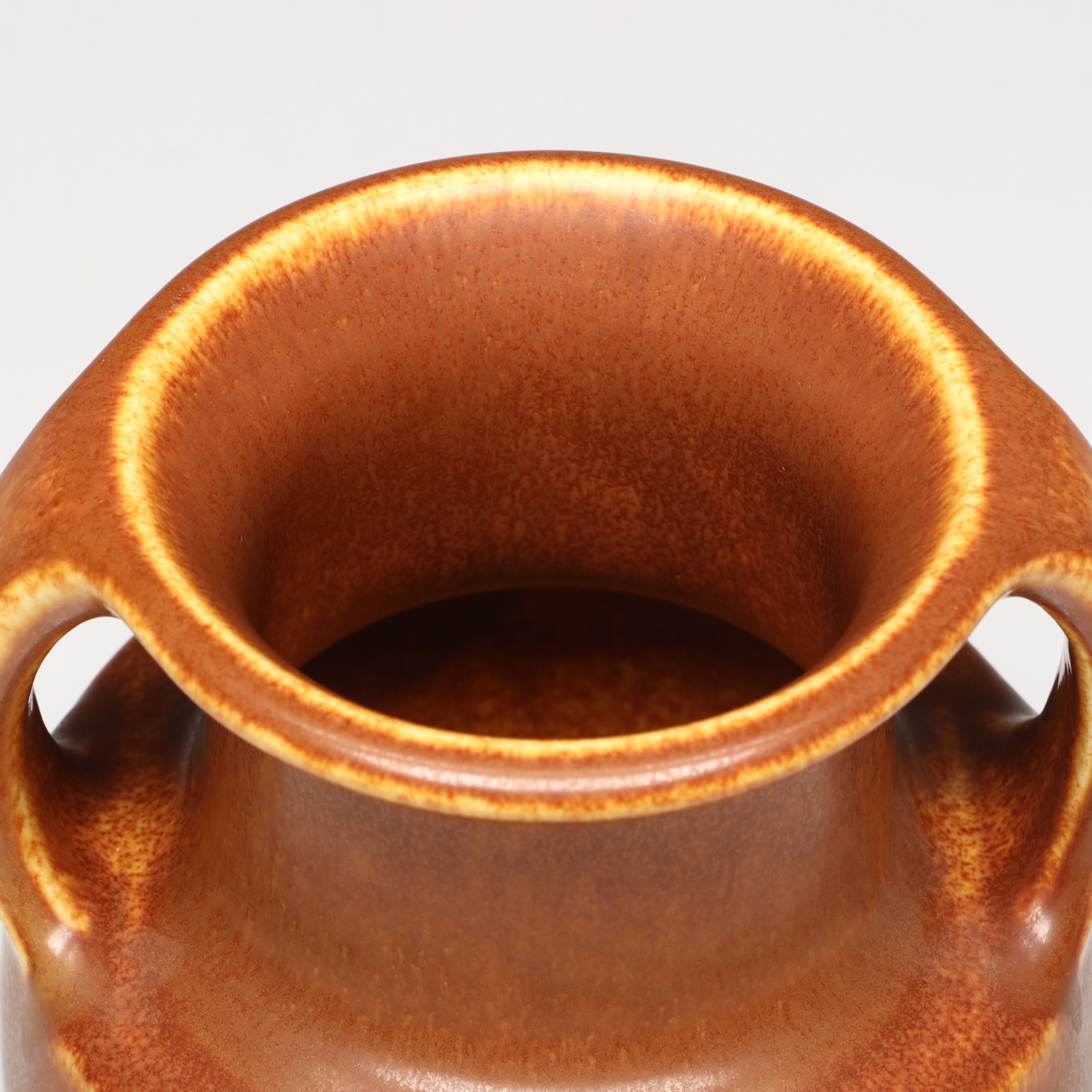 Rookwood Pottery Brown Glaze Ceramic Vase, 1930