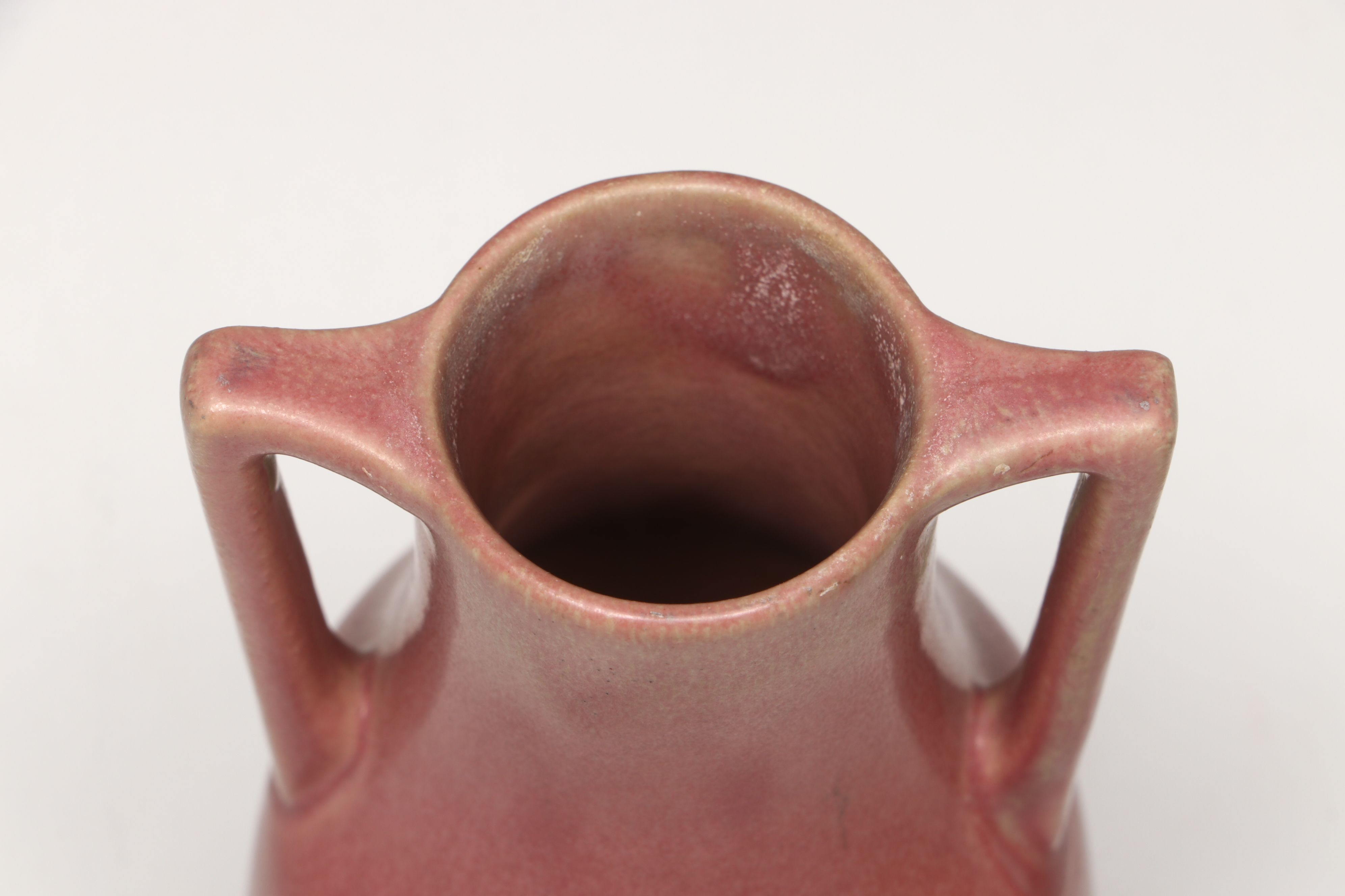 Rookwood Pottery Handled Matte Glaze Ceramic Vases, 1920s-1930s