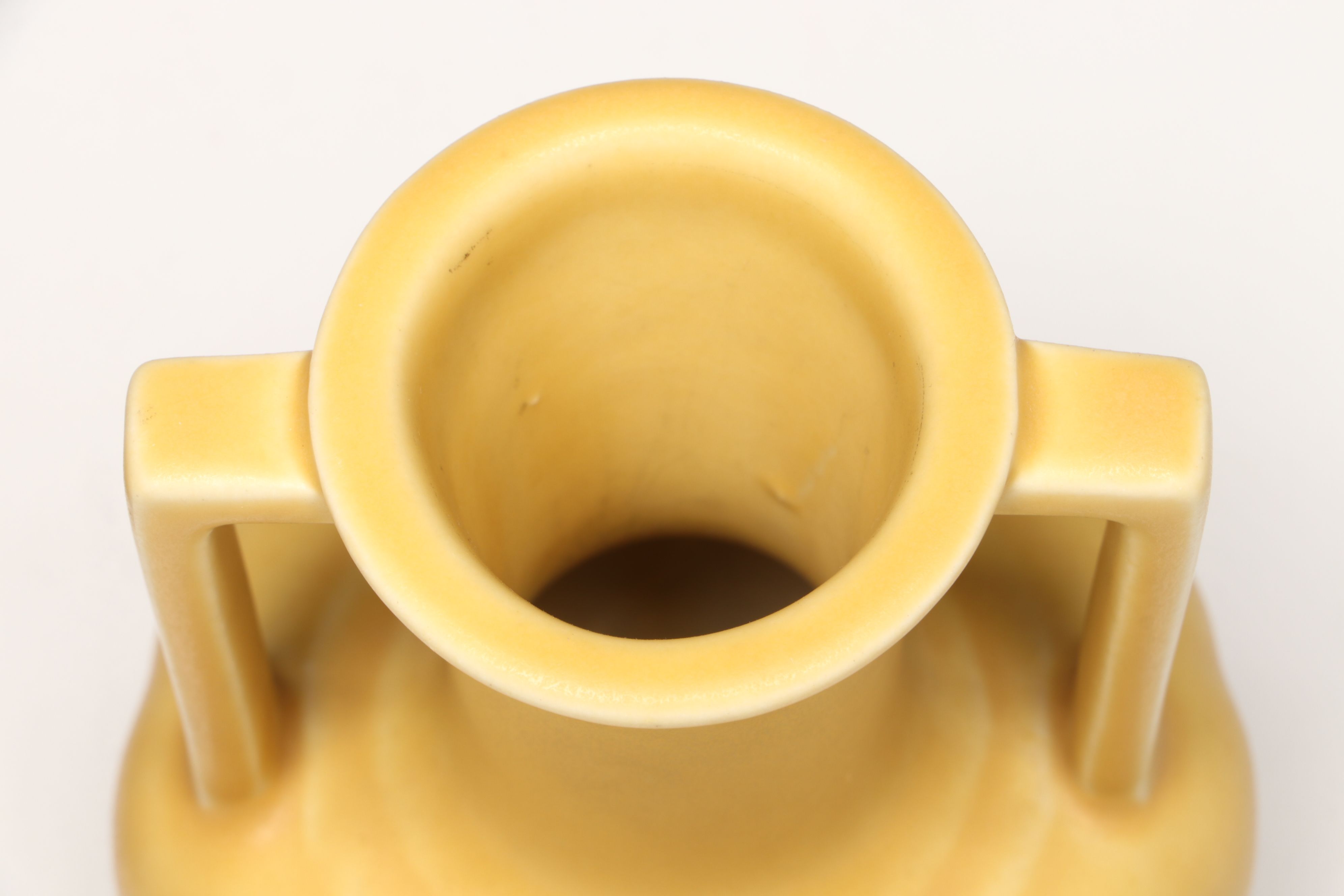 Rookwood Pottery Handled Matte Glaze Ceramic Vases, 1920s-1930s