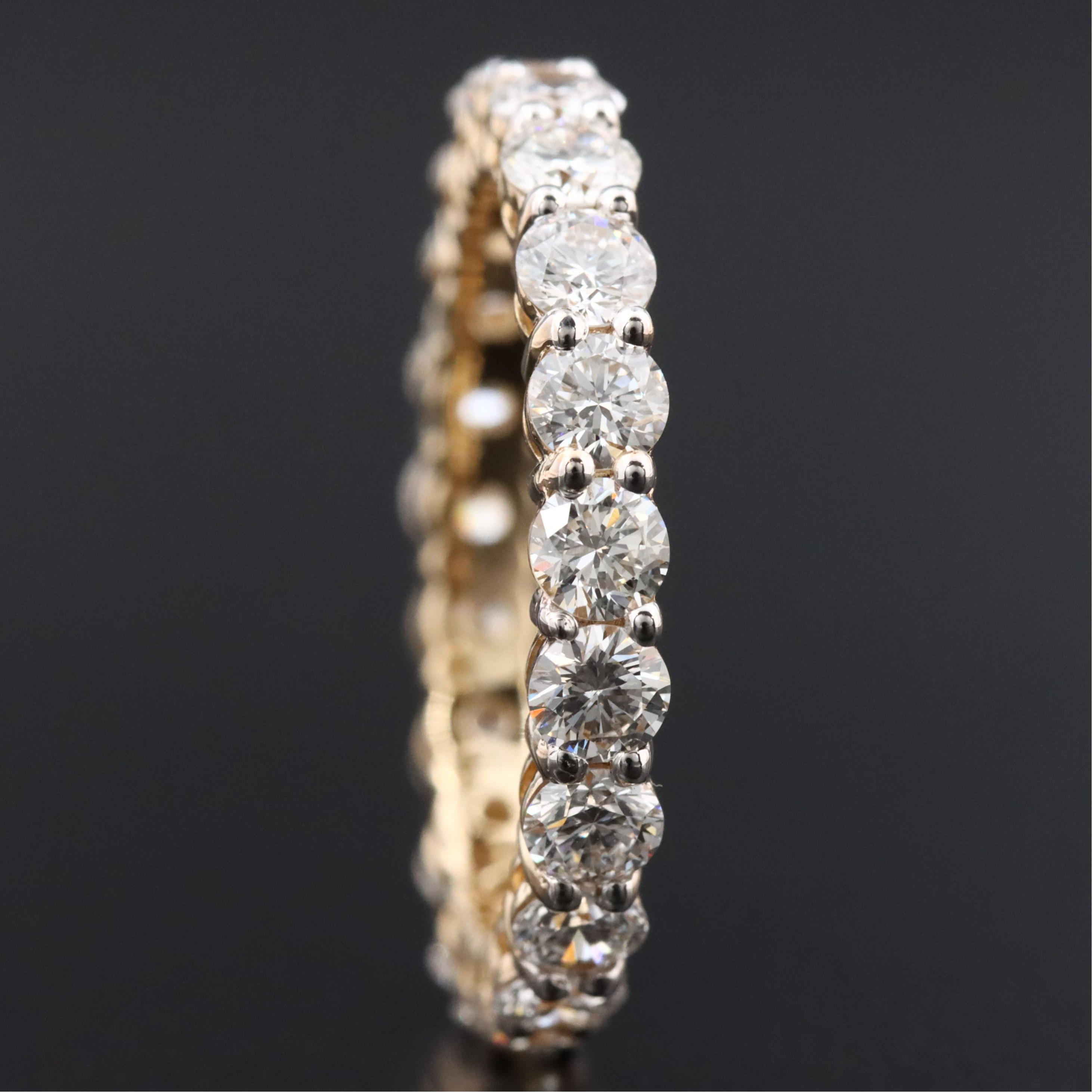 14K 2.25 CTW Lab Grown Diamond Eternity Band