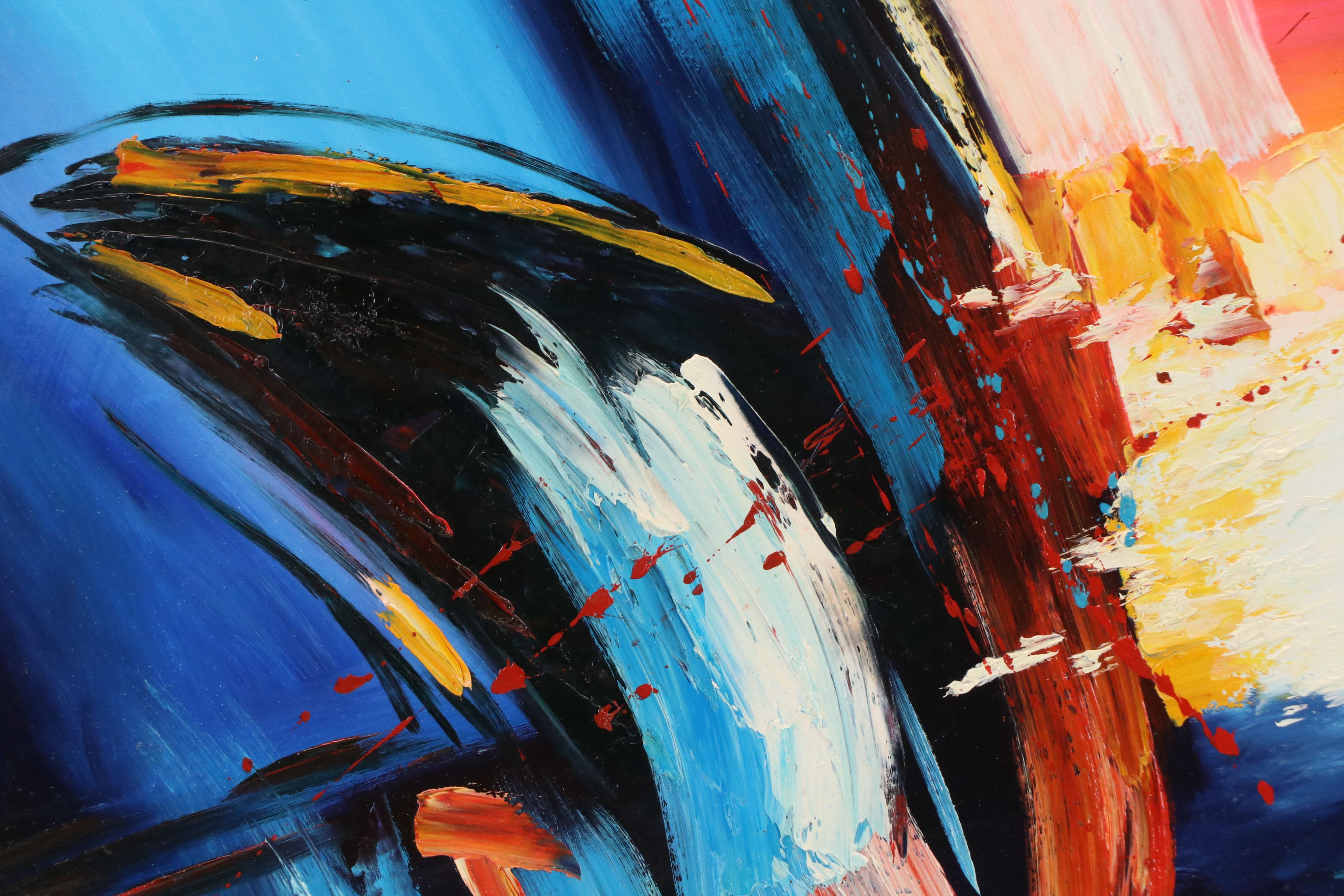 Abstract Acrylic Painting, Circa 2010