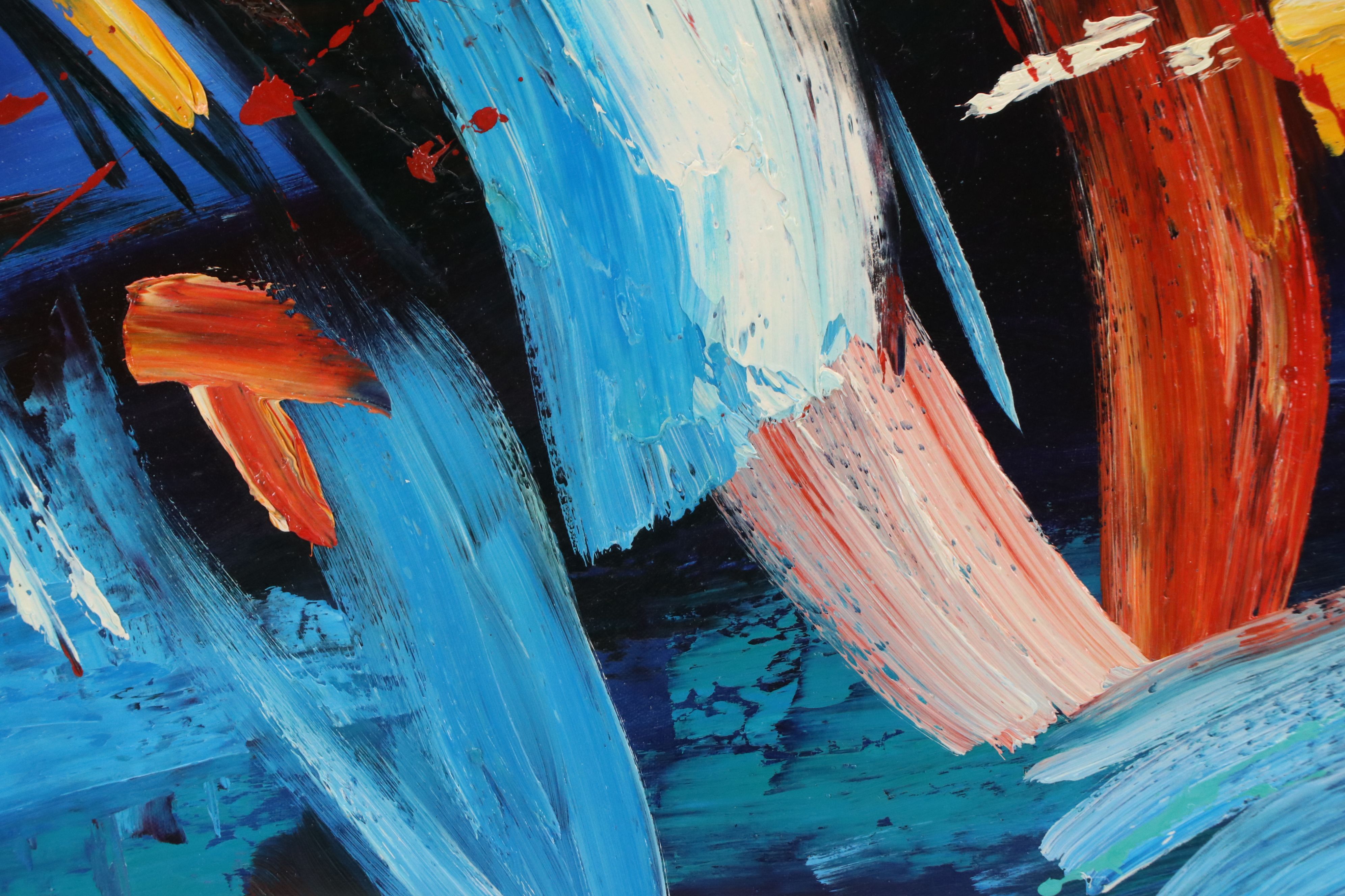 Abstract Acrylic Painting, Circa 2010